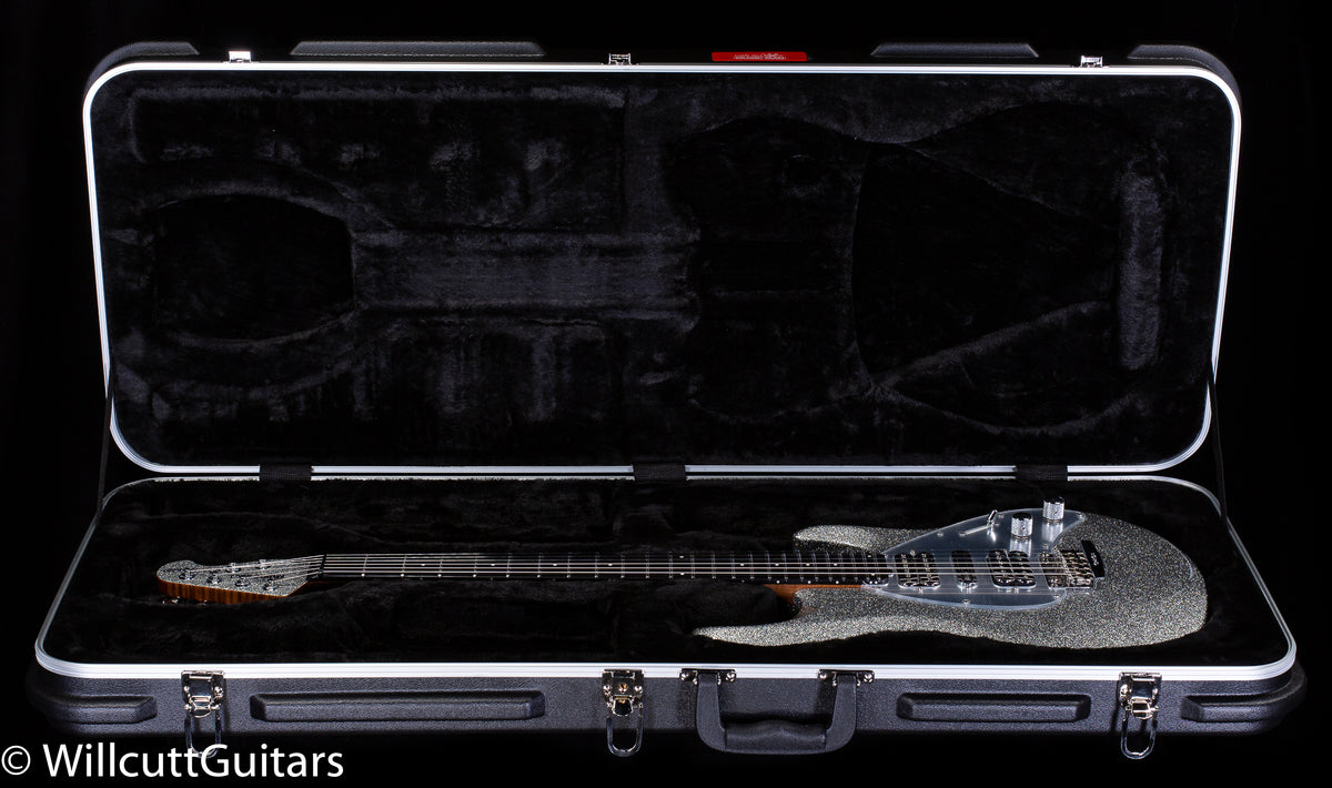 Ernie Ball Music Man BFR Silhouette HSH Trem Silver Sparkle