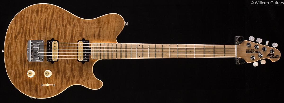 Ernie Ball Music Man Axis Super Sport STD Natural Quilt, Maple