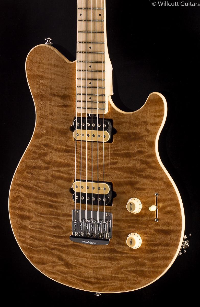Ernie Ball Music Man Axis Super Sport STD Natural Quilt, Maple