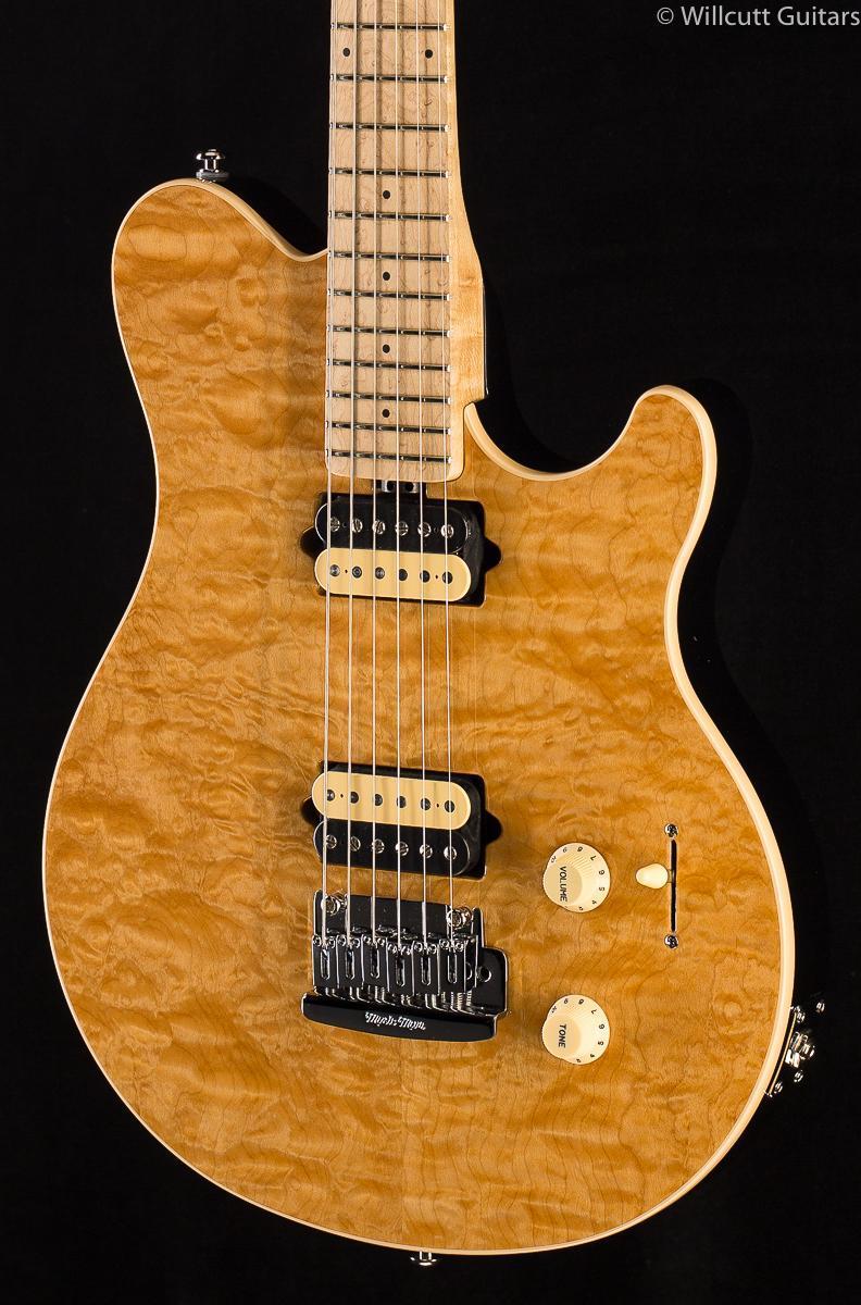 Ernie Ball Music Man Axis Super Sport Natural Quilt, Maple