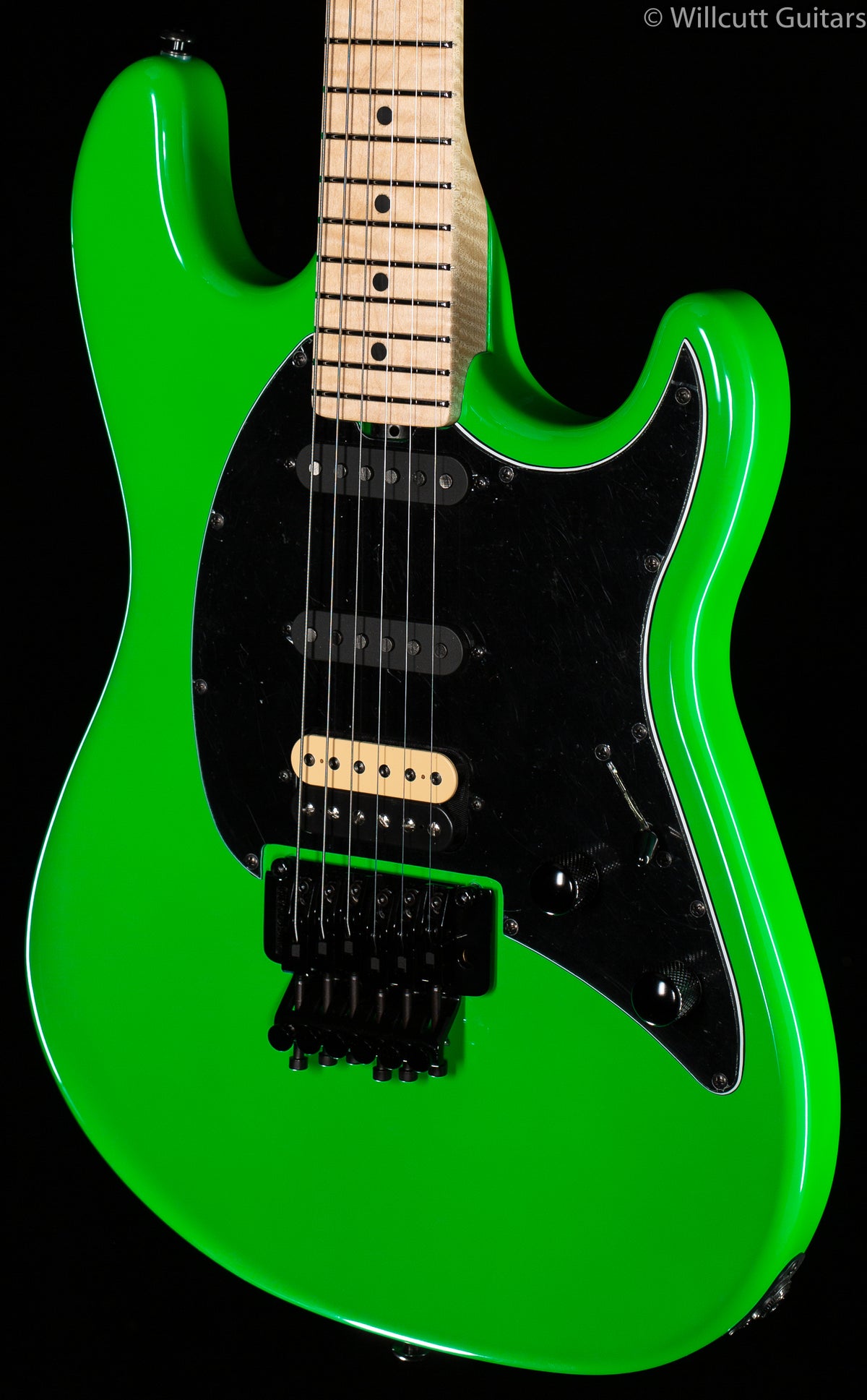 Ernie Ball Music Man Cutlass HSS Floyd Rose, Lime