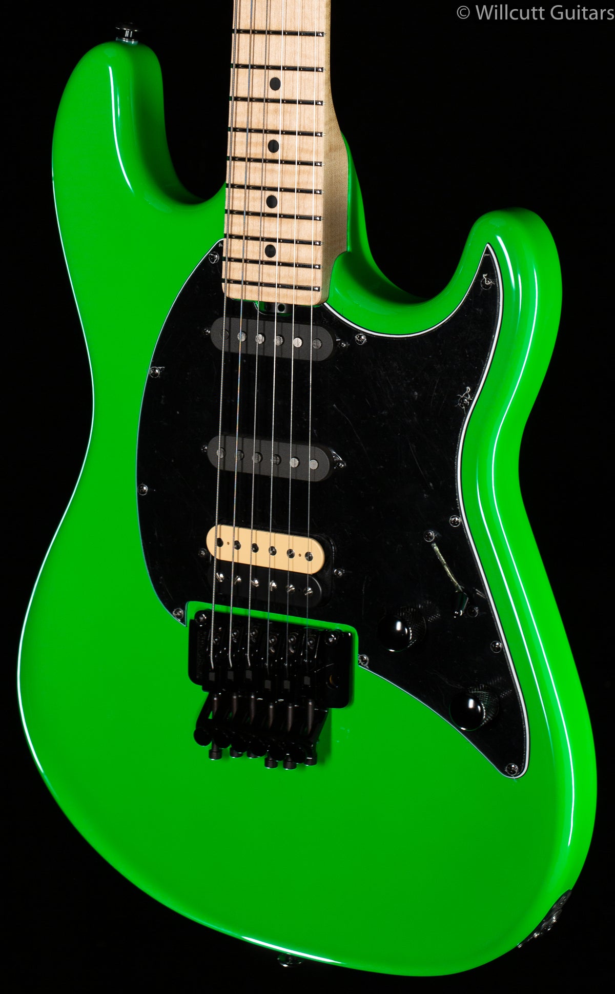 Ernie Ball Music Man Cutlass HSS Floyd Rose, Lime