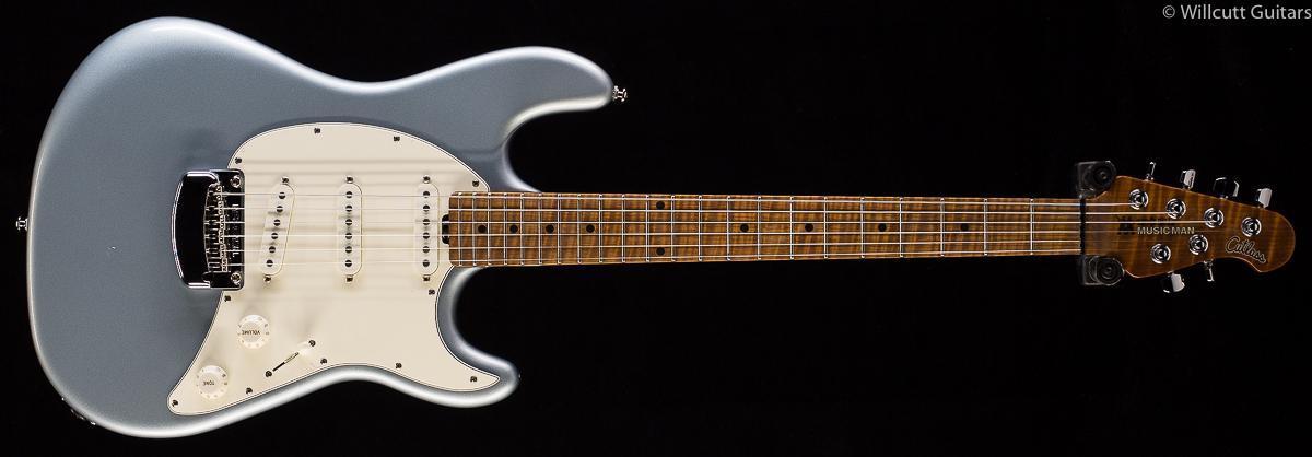 Ernie Ball Music Man Cutlass RS Firemist Silver - Willcutt