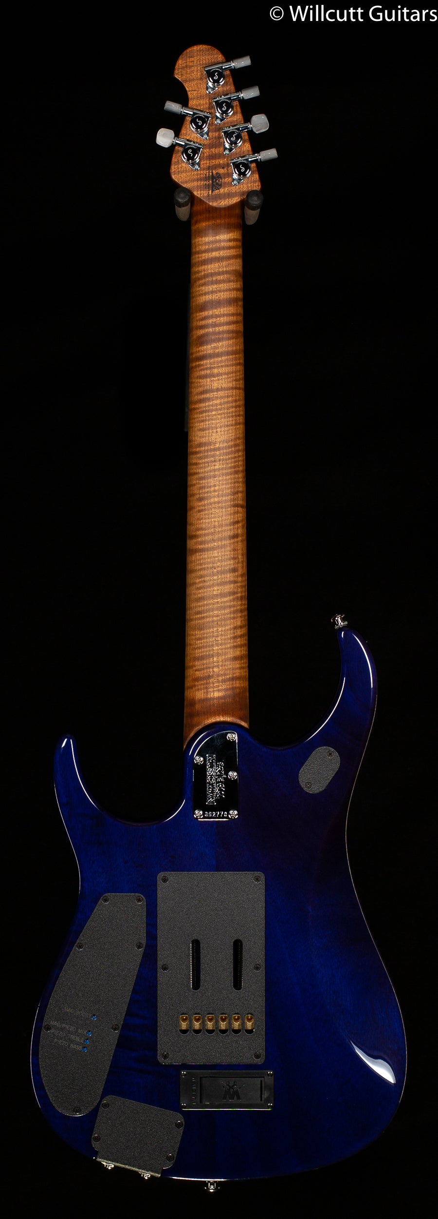 Ernie Ball Music Man JP15  Cerulean Paradise Quilt