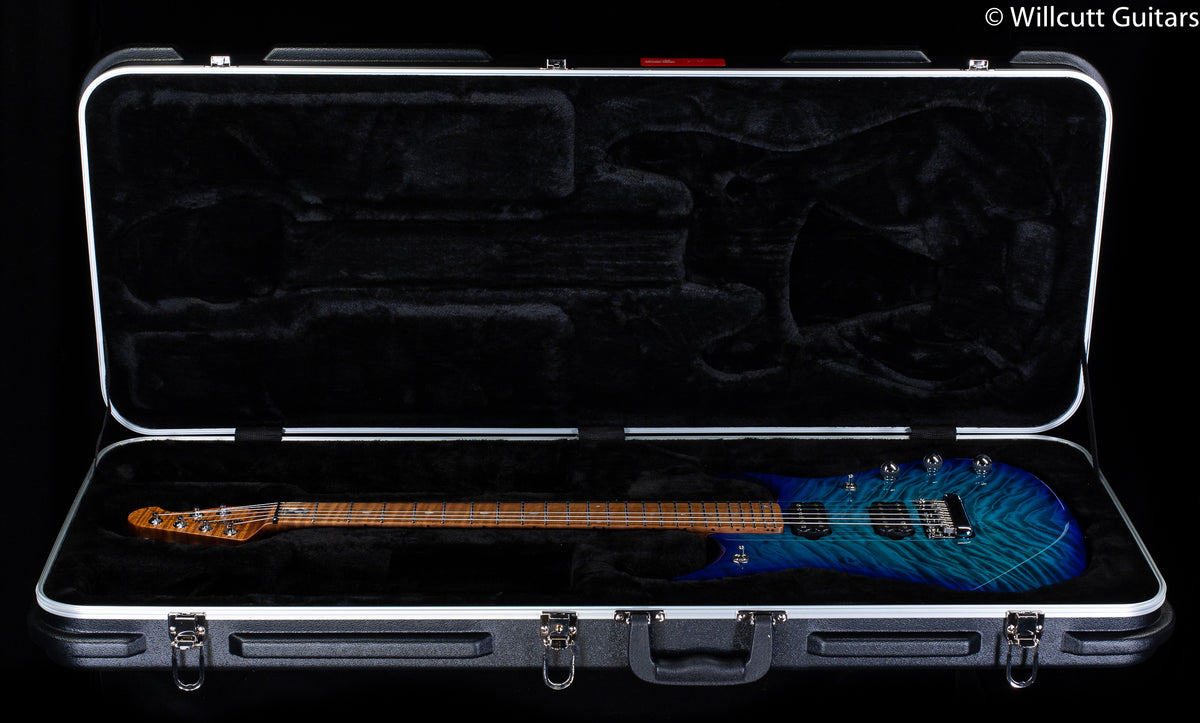 Ernie Ball Music Man JP15  Cerulean Paradise Quilt