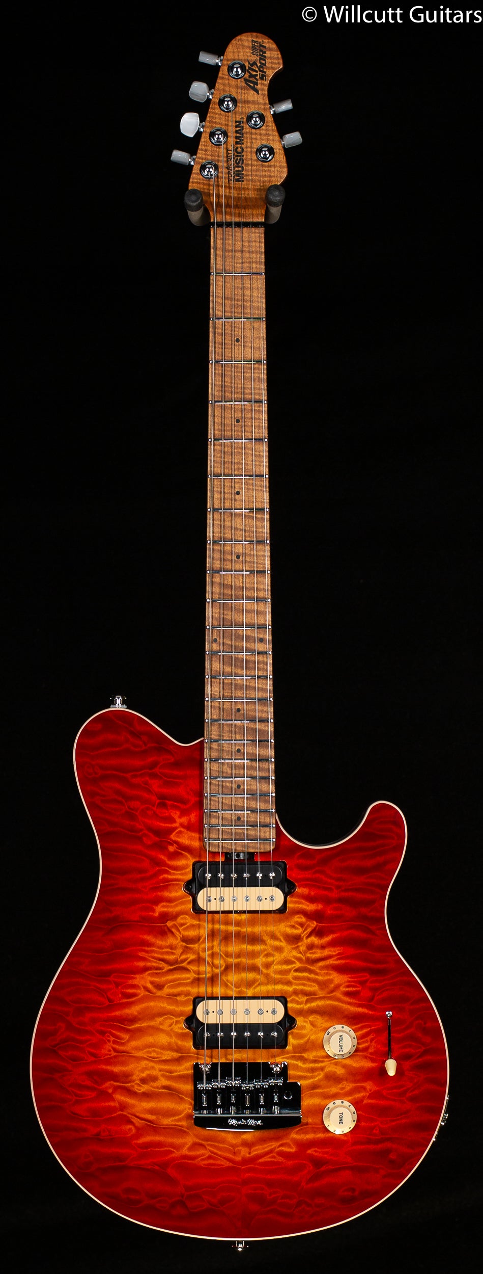 Ernie Ball Music Man Willcutt Limited Axis Super Sport HH Lava Burst Quilt
