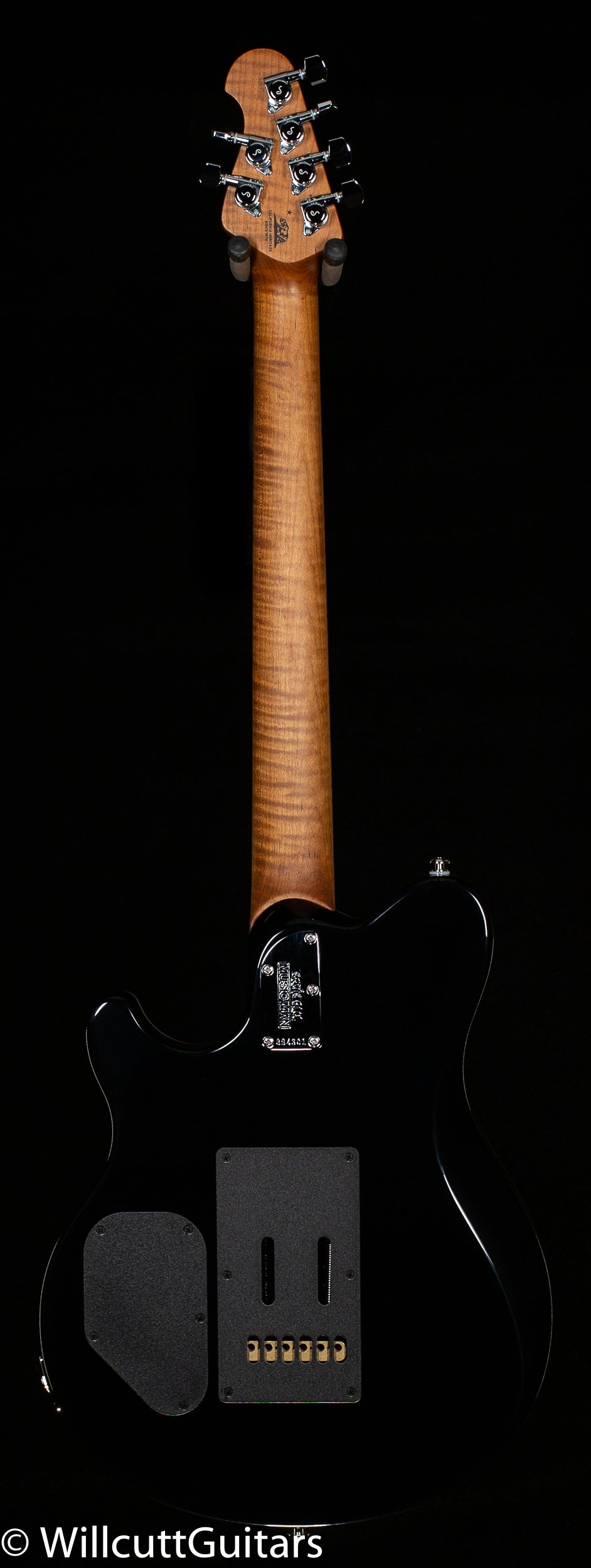 Ernie Ball Music Man Axis Super Sport HH Trem Yucatan Blue Quilt