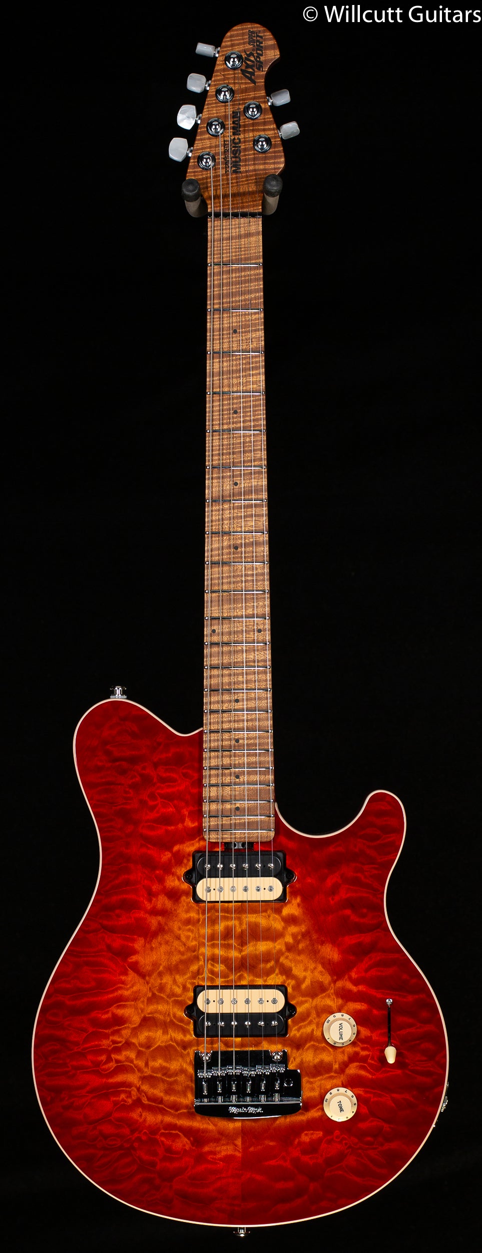 Ernie Ball Music Man Willcutt Limited Axis Super Sport HH Lava Burst Quilt