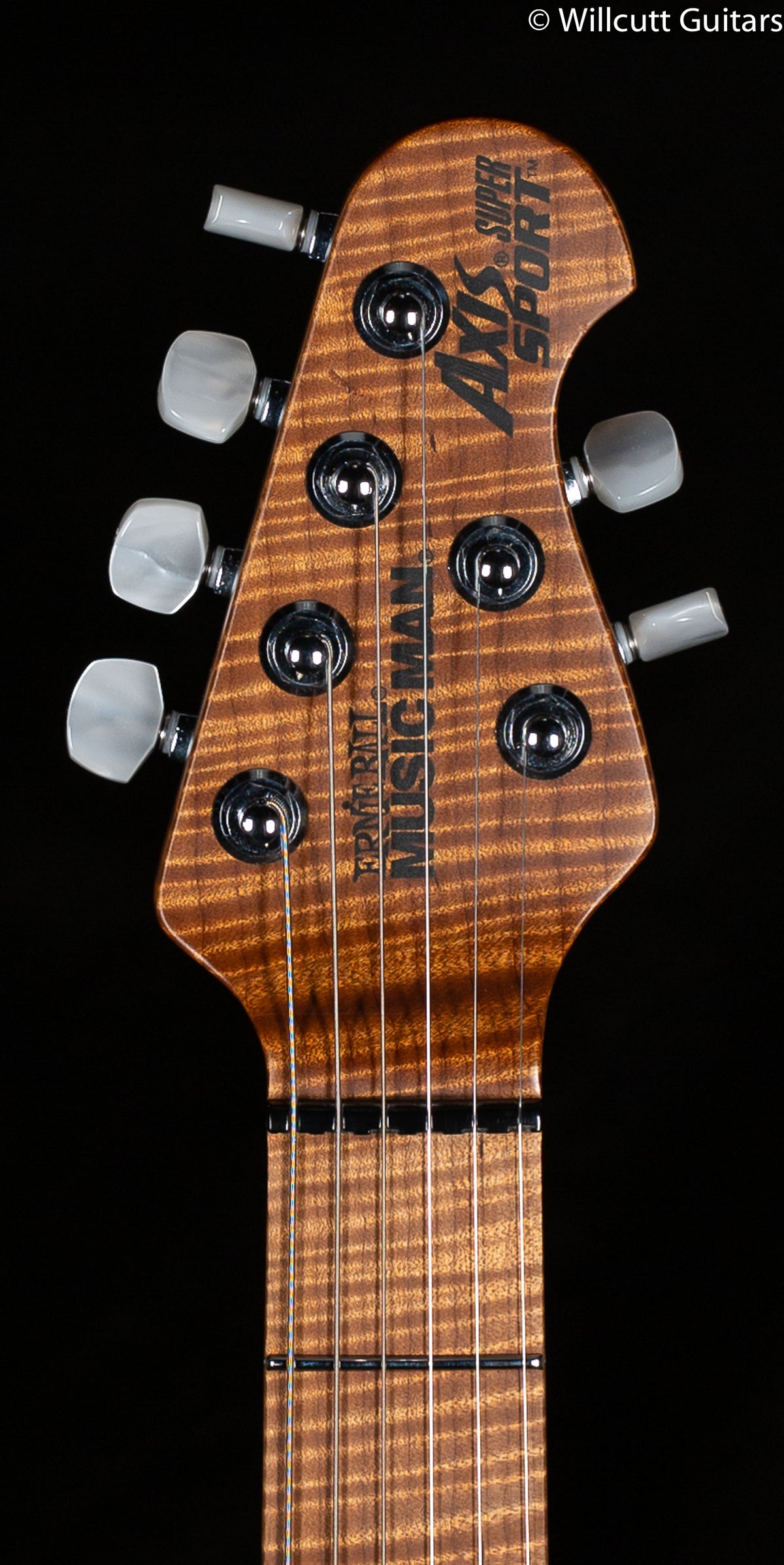Ernie Ball Music Man Willcutt Limited Axis Super Sport HH Lava Burst Quilt