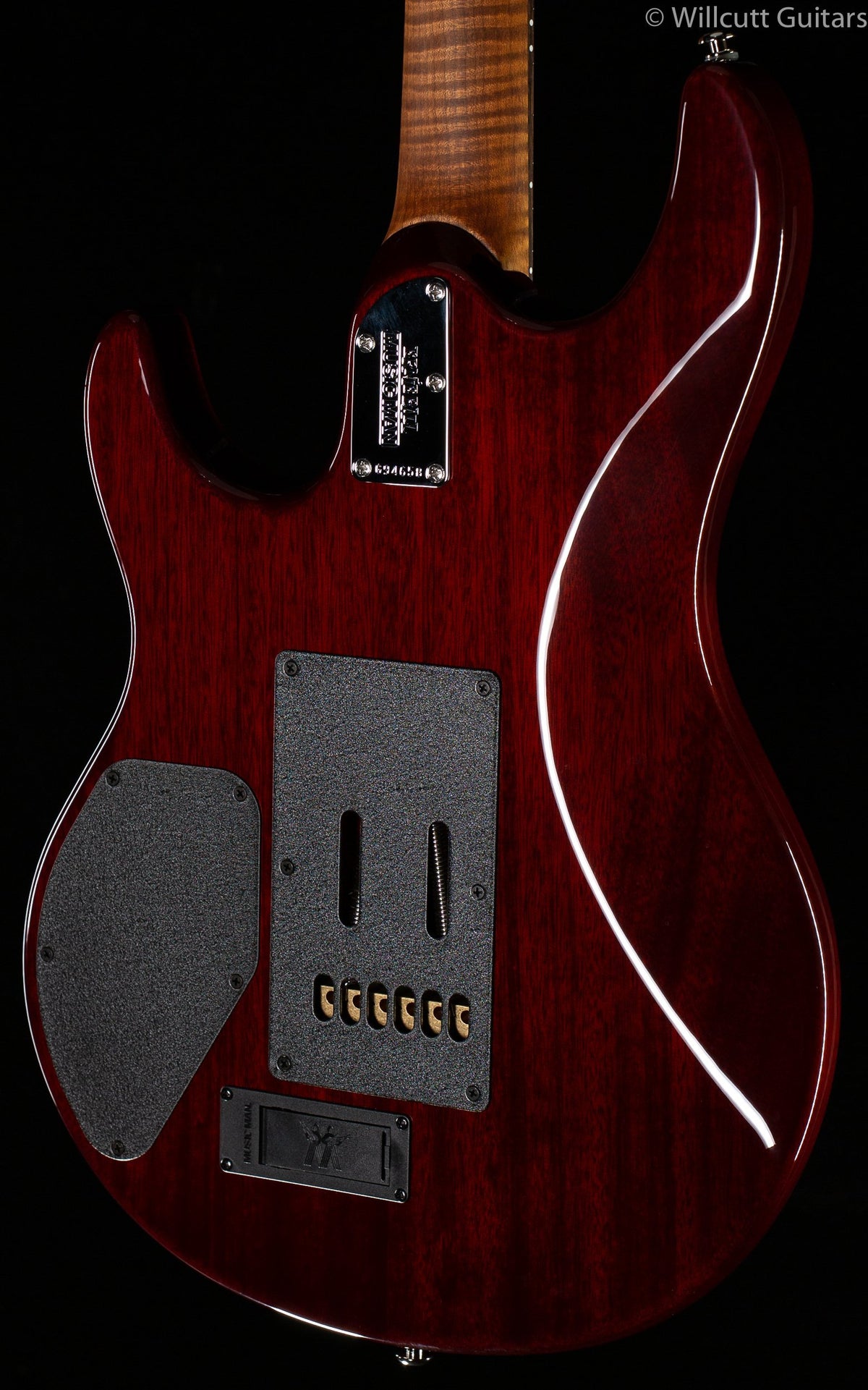 Ernie Ball Music Man Luke III HSS Flame Maple Top Lucious Luke Green
