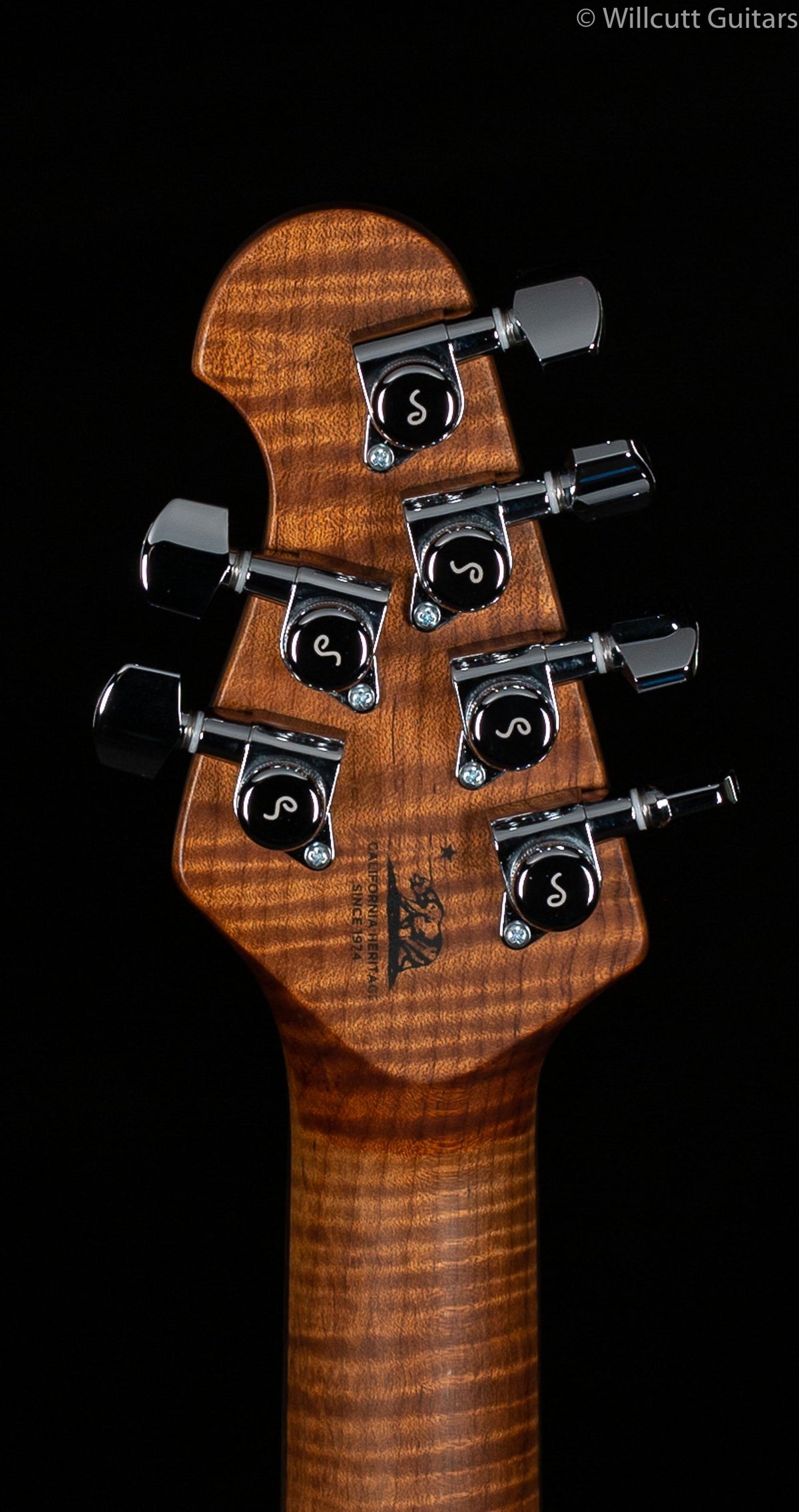 Ernie Ball Music Man Luke III HSS Flame Maple Top Lucious Luke Green