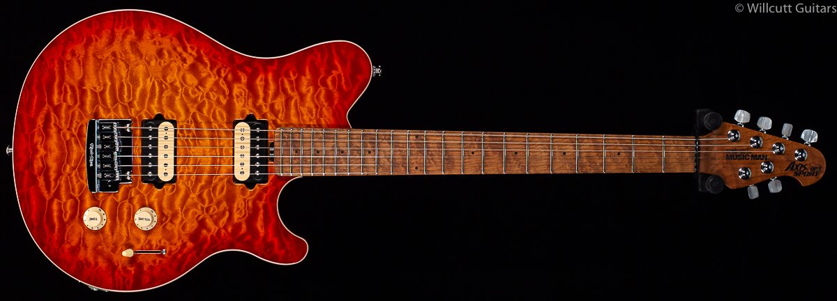 Ernie Ball Music Man Willcutt Limited Axis Super Sport HH Lava Burst Quilt