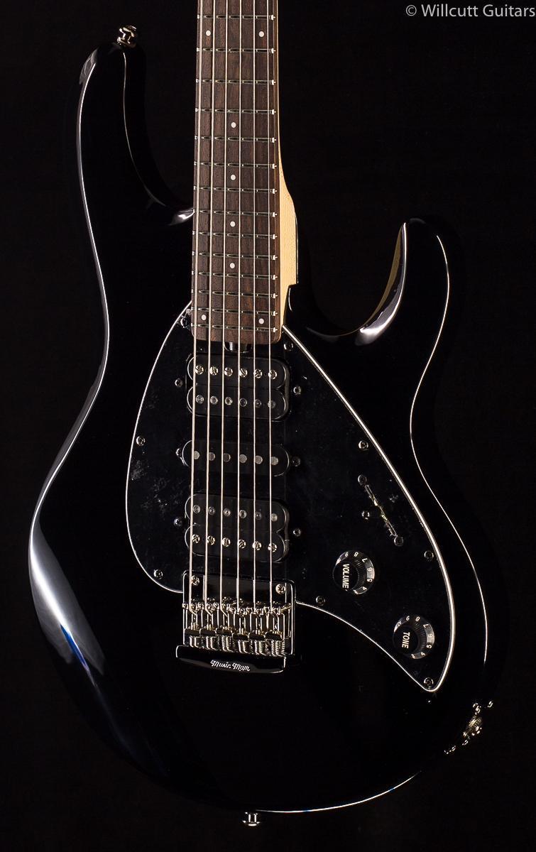 【セール】MUSIC MAN silhouette Ernie Ball Music Man Silhouette Black, Rosewood - Willcutt