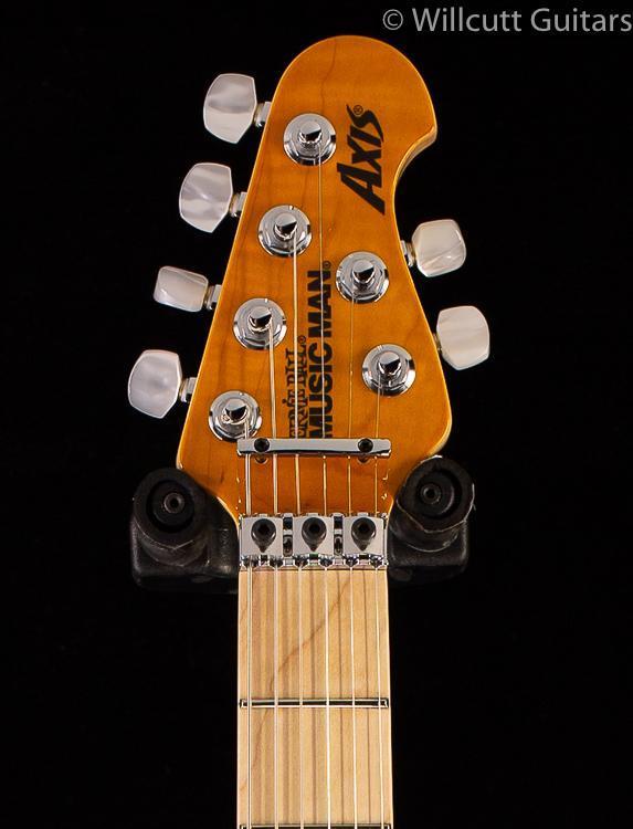 Ernie Ball Music Man Axis Trans Gold Quilt - Willcutt Guitars