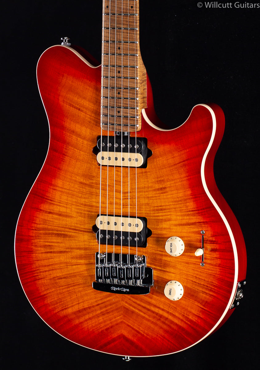Ernie Ball Music Man Willcutt Limited Axis Super Sport Lava Burst Flame (166)