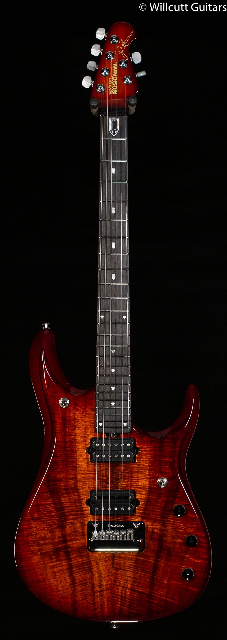 Johnny's - Man 5点 Ernie Ball Music Man John Petrucci Figured Top Island Burst