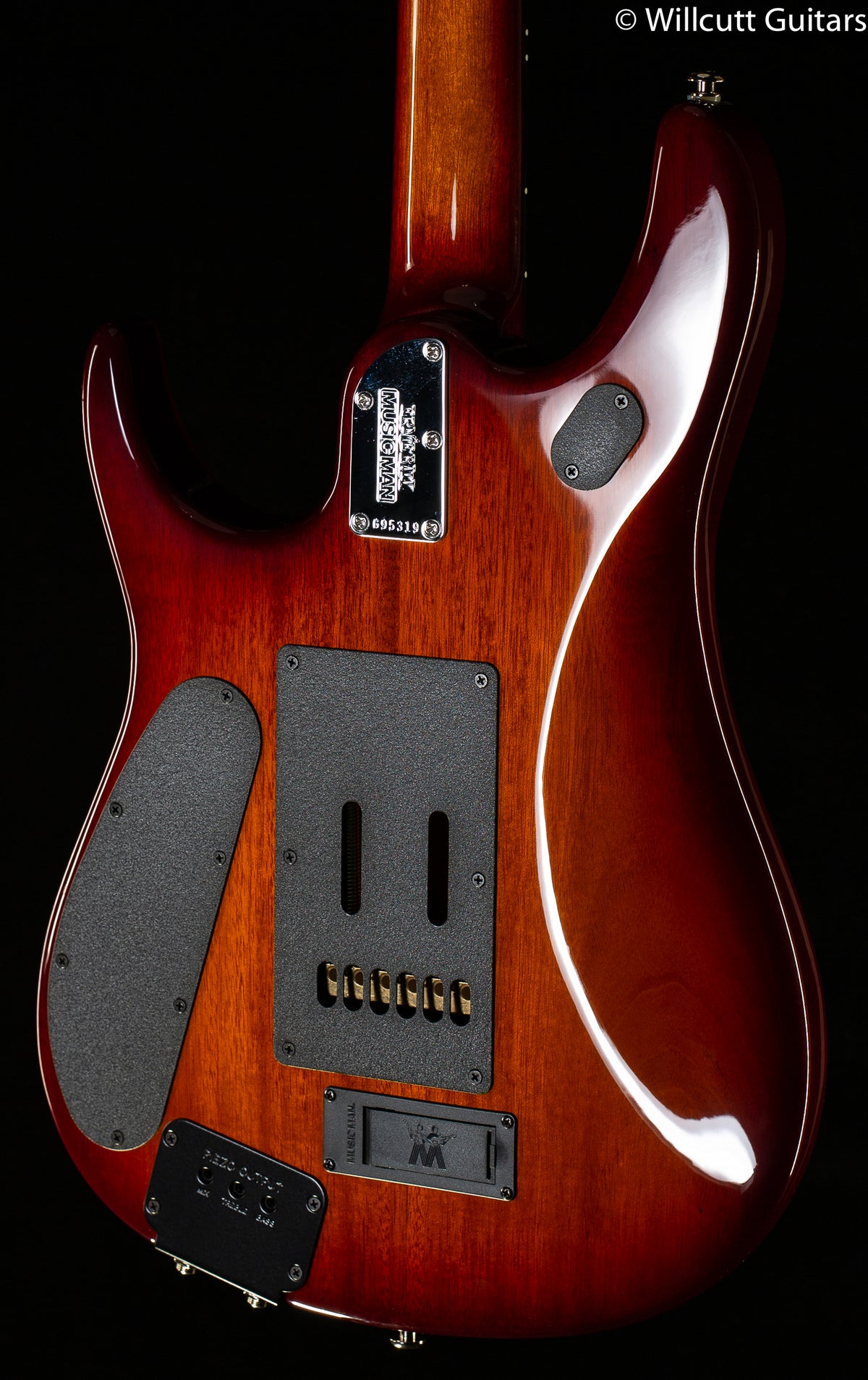 Ernie Ball Music Man John Petrucci Figured Top Island Burst Koa
