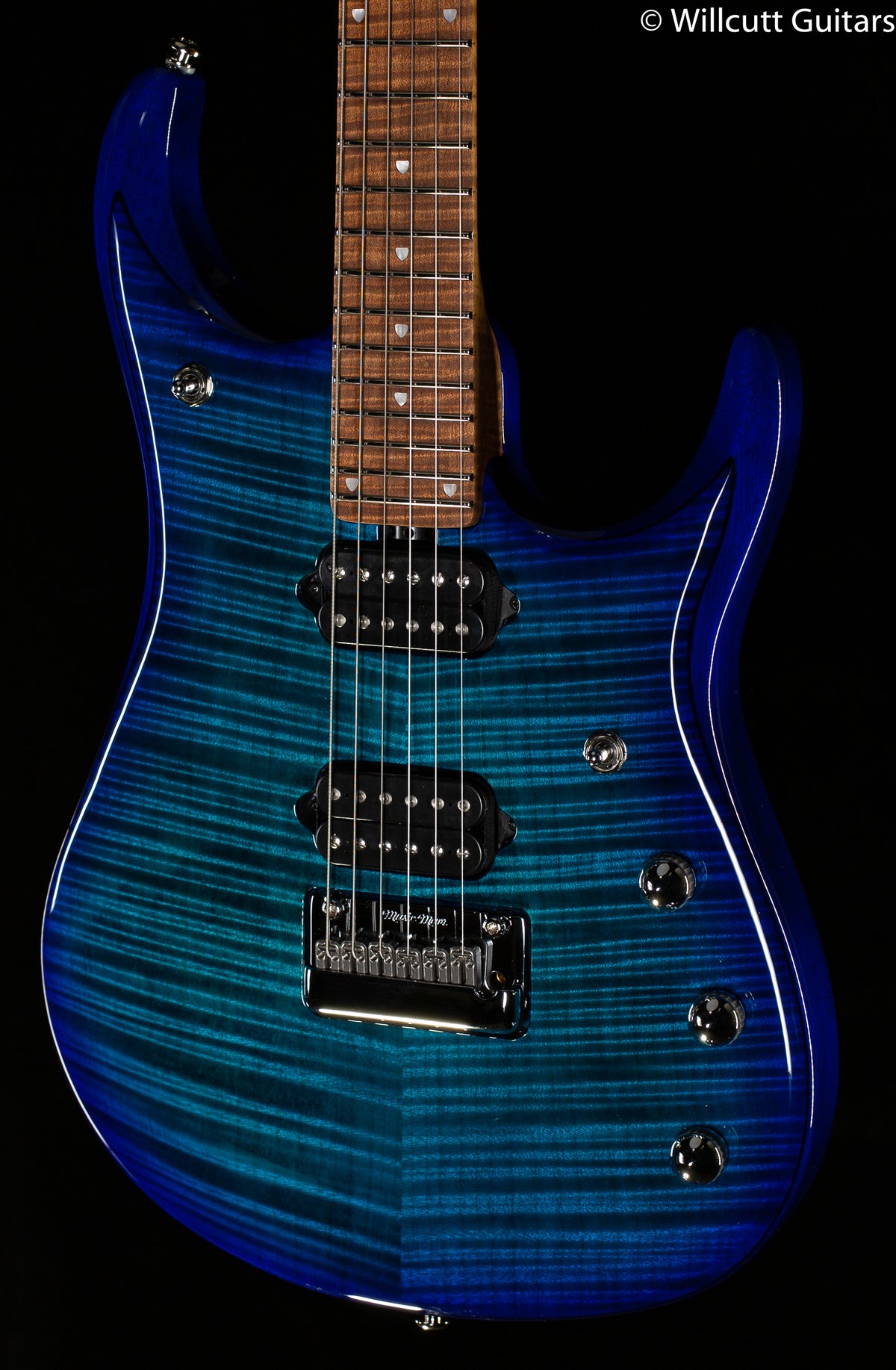 Ernie Ball Music Man JP15 Cerulean Paradise Flame - Willcutt