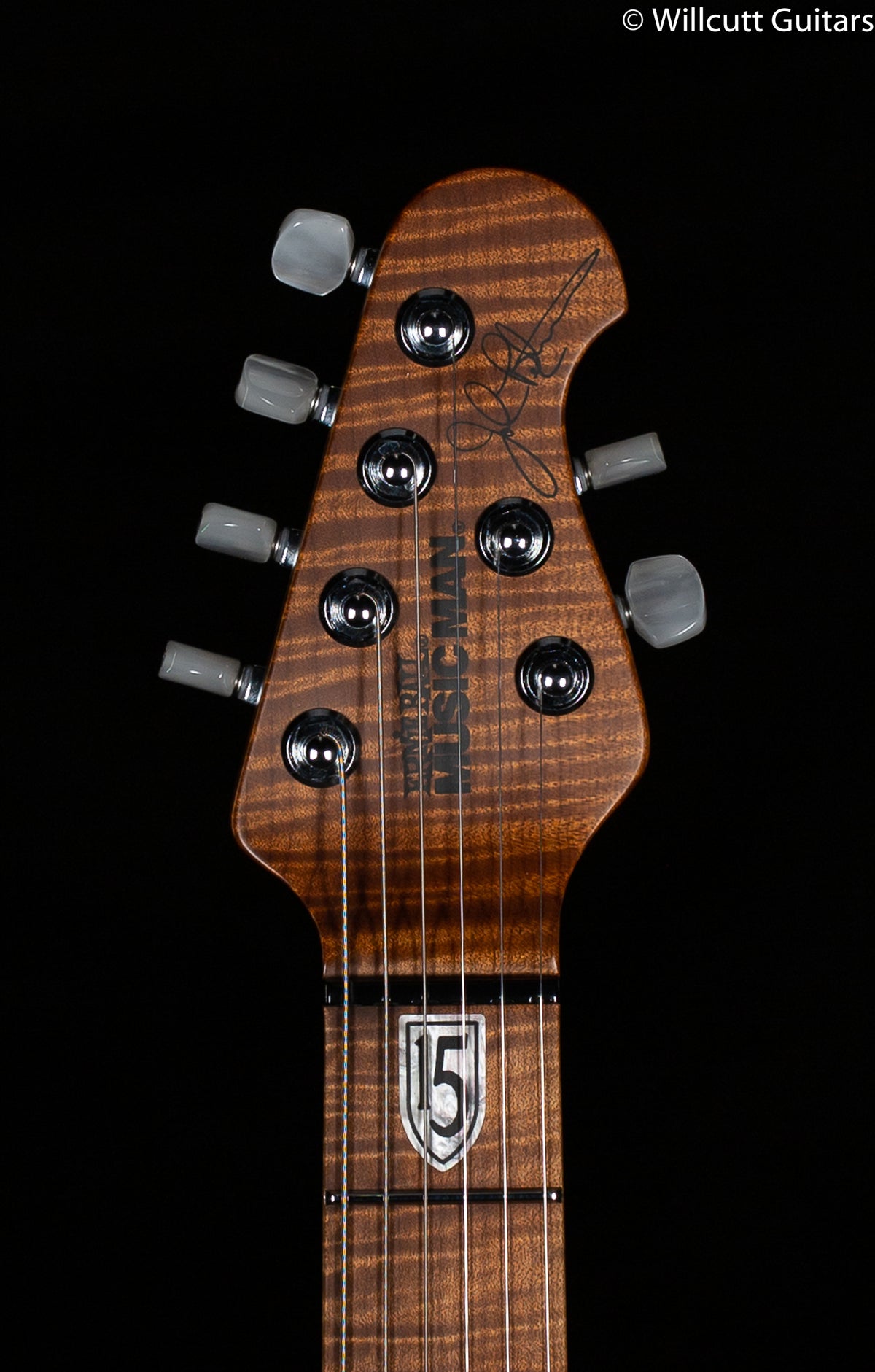 Ernie Ball Music Man JP15 Cerulean Paradise Flame