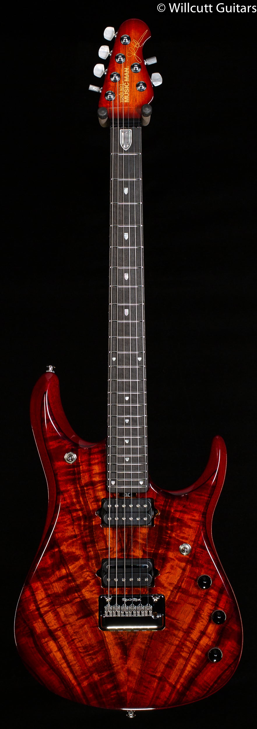 Ernie Ball Music Man John Petrucci Figured Top Island Burst Koa