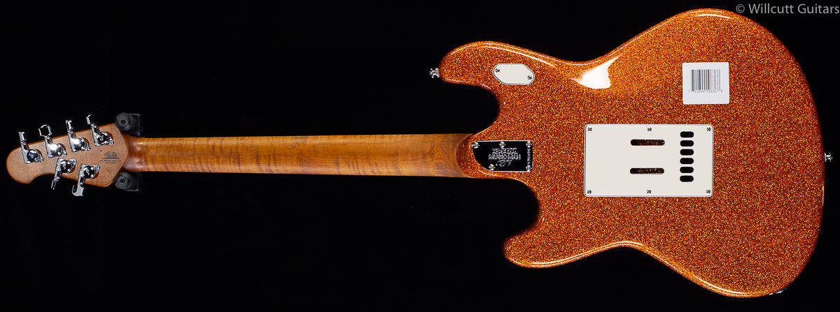 Ernie Ball Music Man BFR Stingray Guitar Atomic Orange (086 Ernie Ball Music Man BFR Stingray Guitar Atomic Orange (086