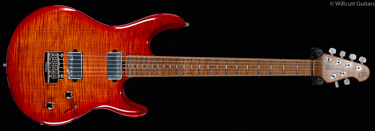 Ernie Ball Music Man Luke III Lava Burst Flame Willcutt Limited