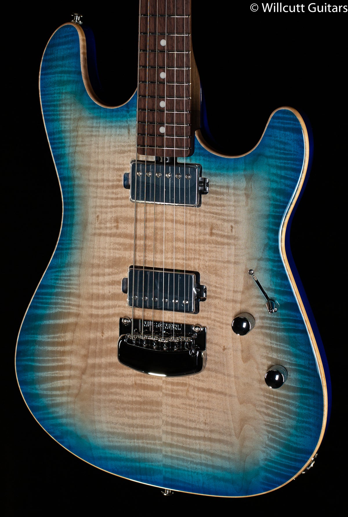 Ernie Ball Music Man BFR Sabre HH Trem Coral Blue Burst