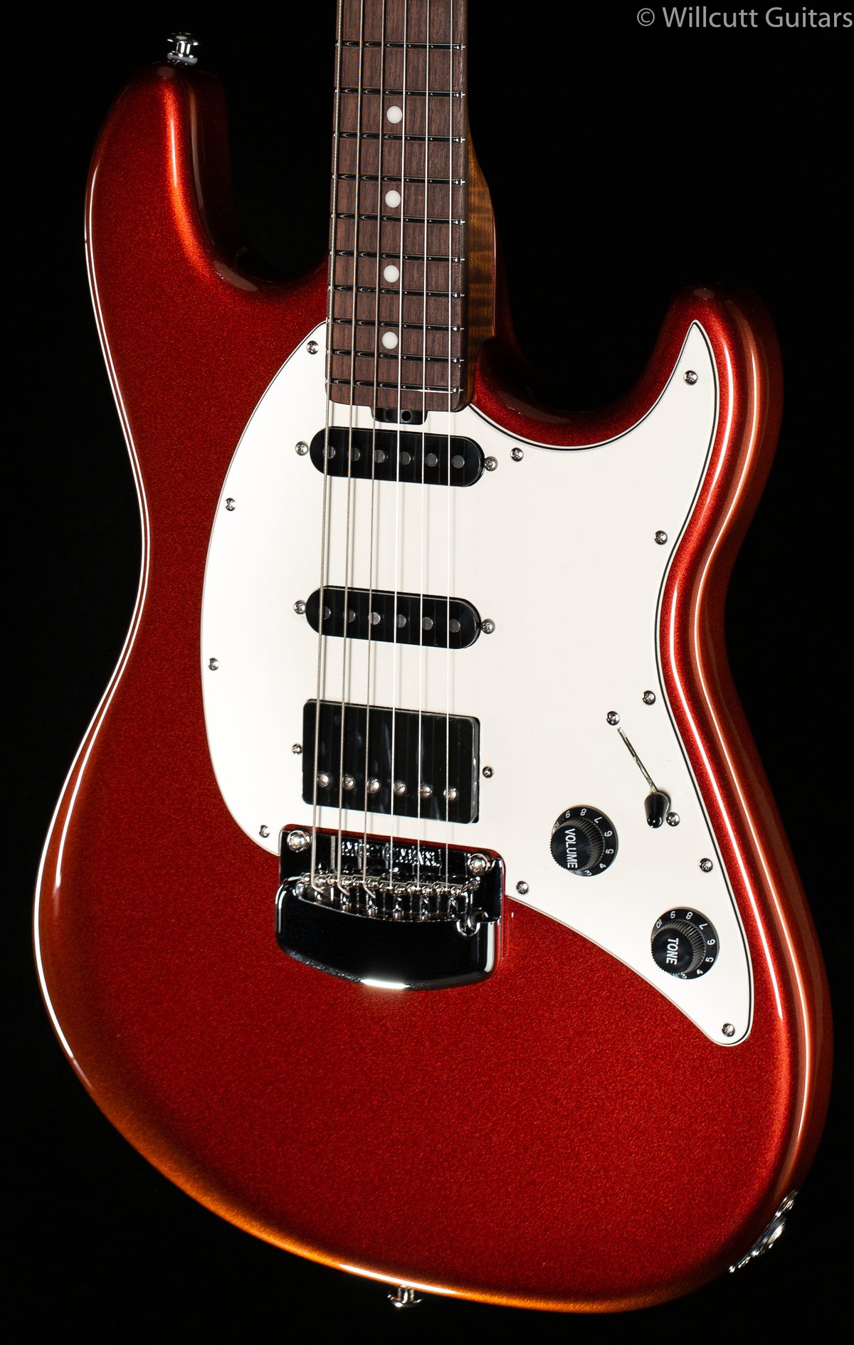 Ernie Ball Music Man Cutlass HSS Trem Dropped Copper