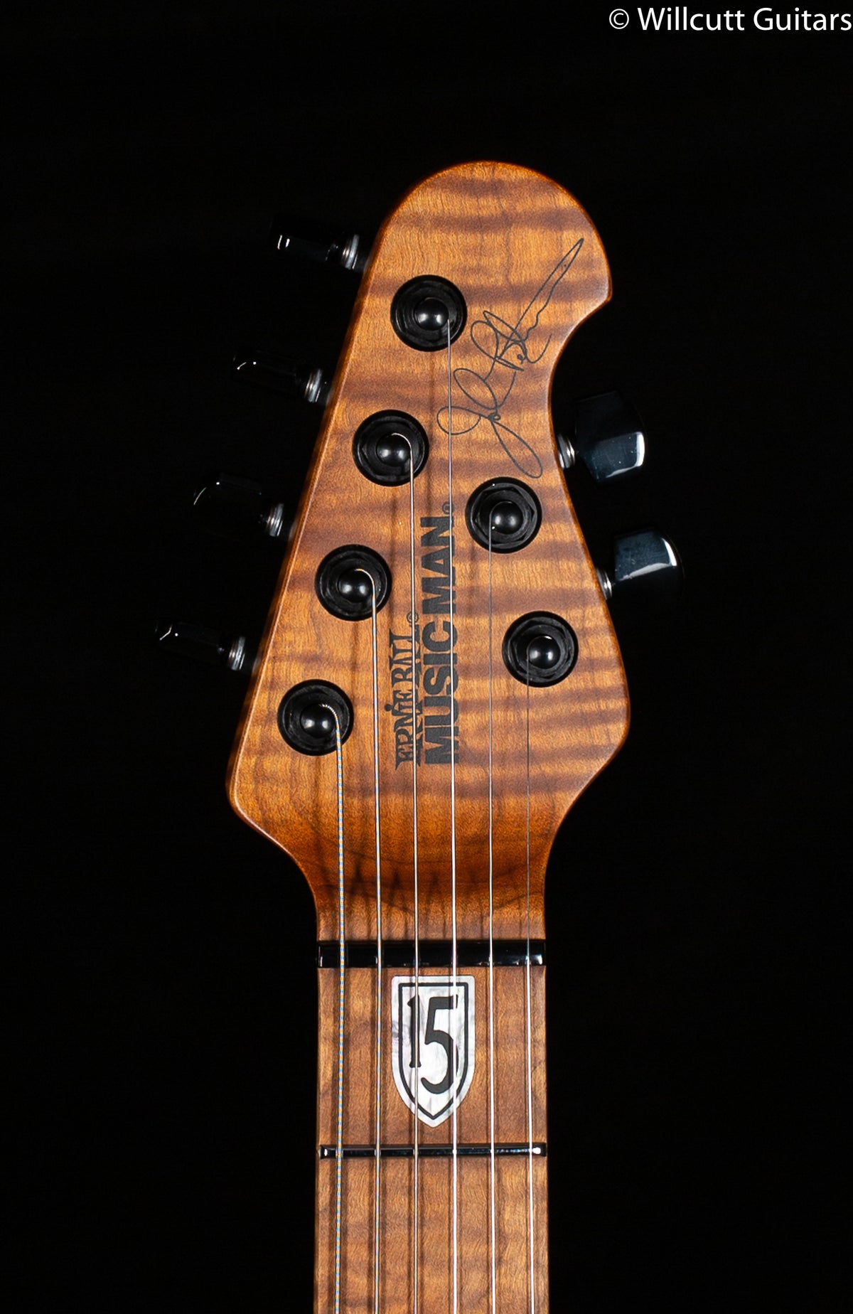 Ernie Ball Music Man JP15 Trans Black Quilt (863)