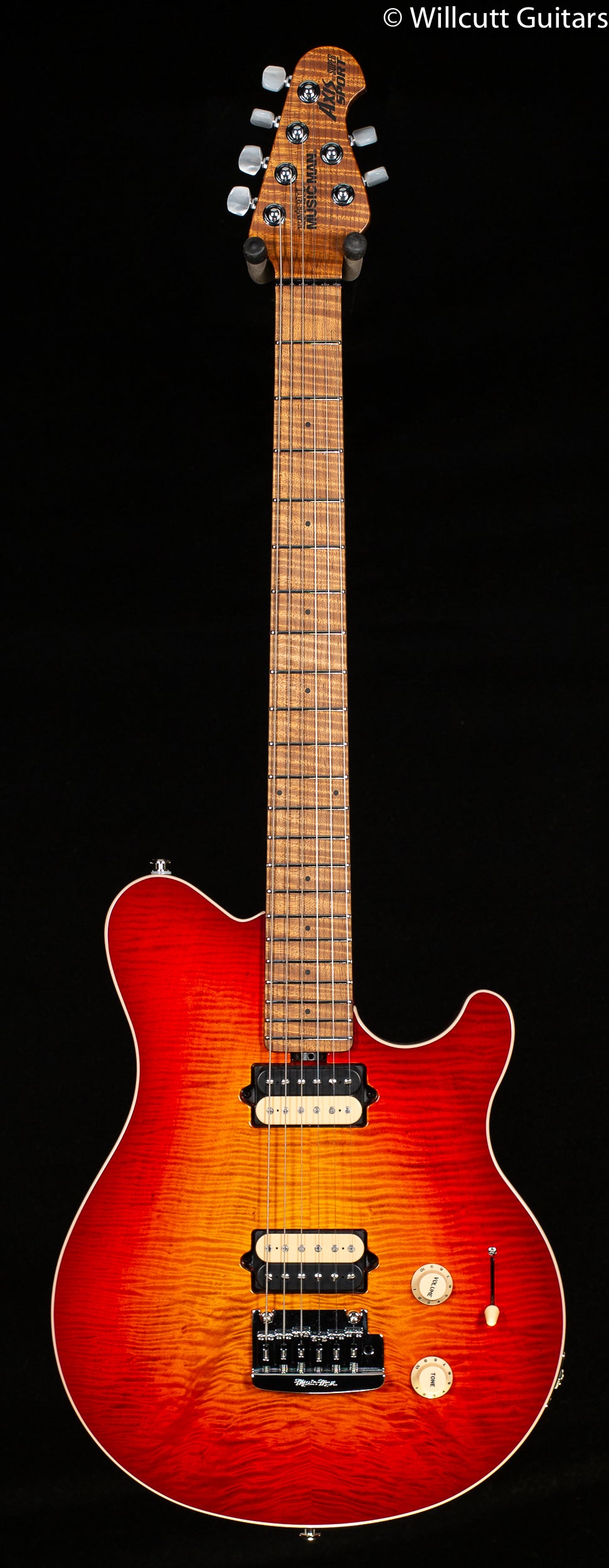 Ernie Ball Music Man Willcutt Limited Axis Super Sport Lava Burst Flame