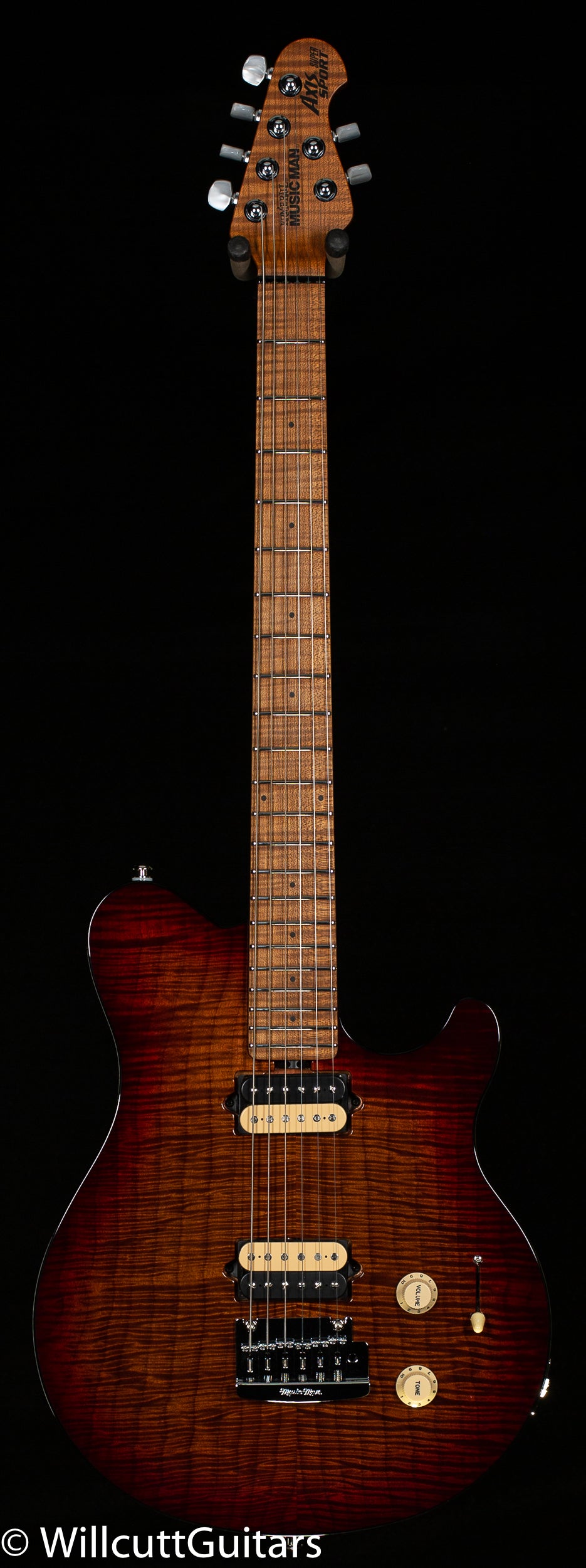 Ernie Ball Music Man Axis Super Sport Roasted Amber Flame