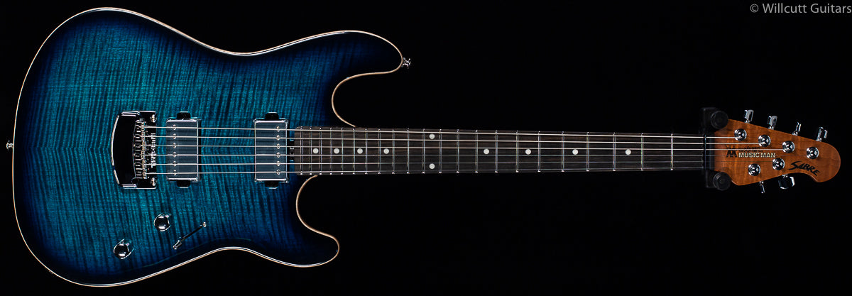 Ernie Ball Music Man Sabre HH Trem Deep Blue Burst (415)