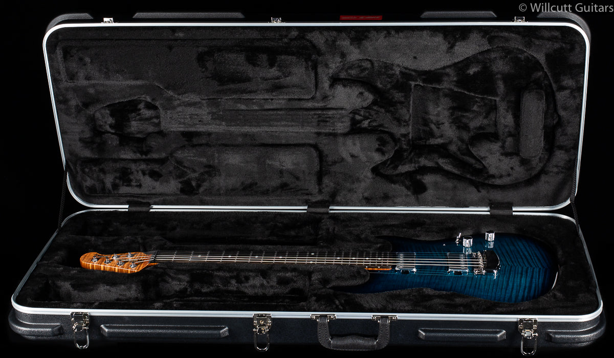 Ernie Ball Music Man Sabre HH Trem Deep Blue Burst (415)