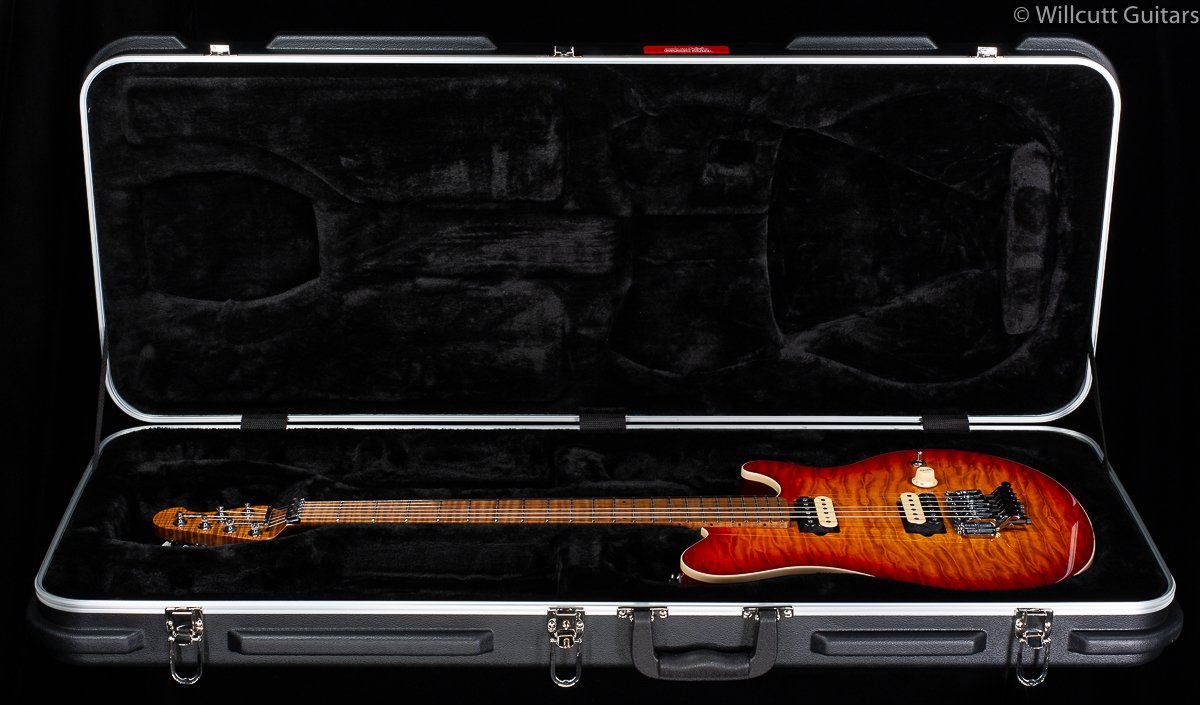 Ernie Ball Music Man Willcutt Limited Axis Lava Burst Quilt Floyd Rose