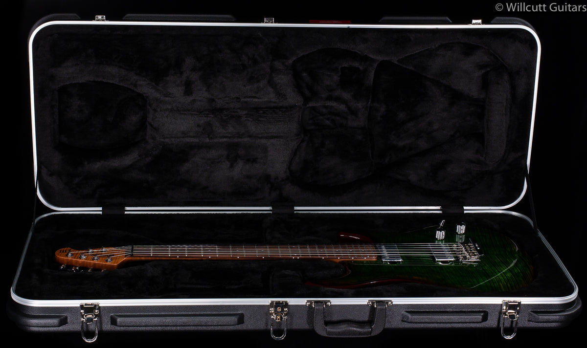 Ernie Ball Music Man Luke III HH Luscious Green Flame