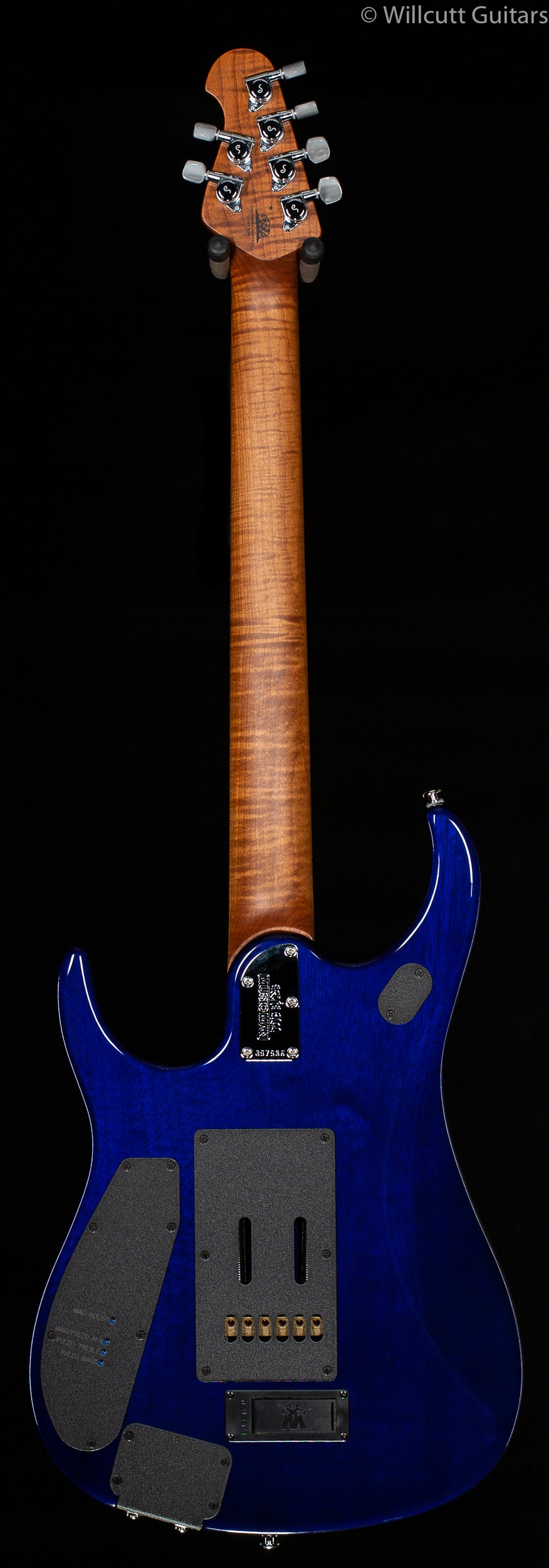 Ernie Ball Music Man JP15  Cerulean Paradise Quilt