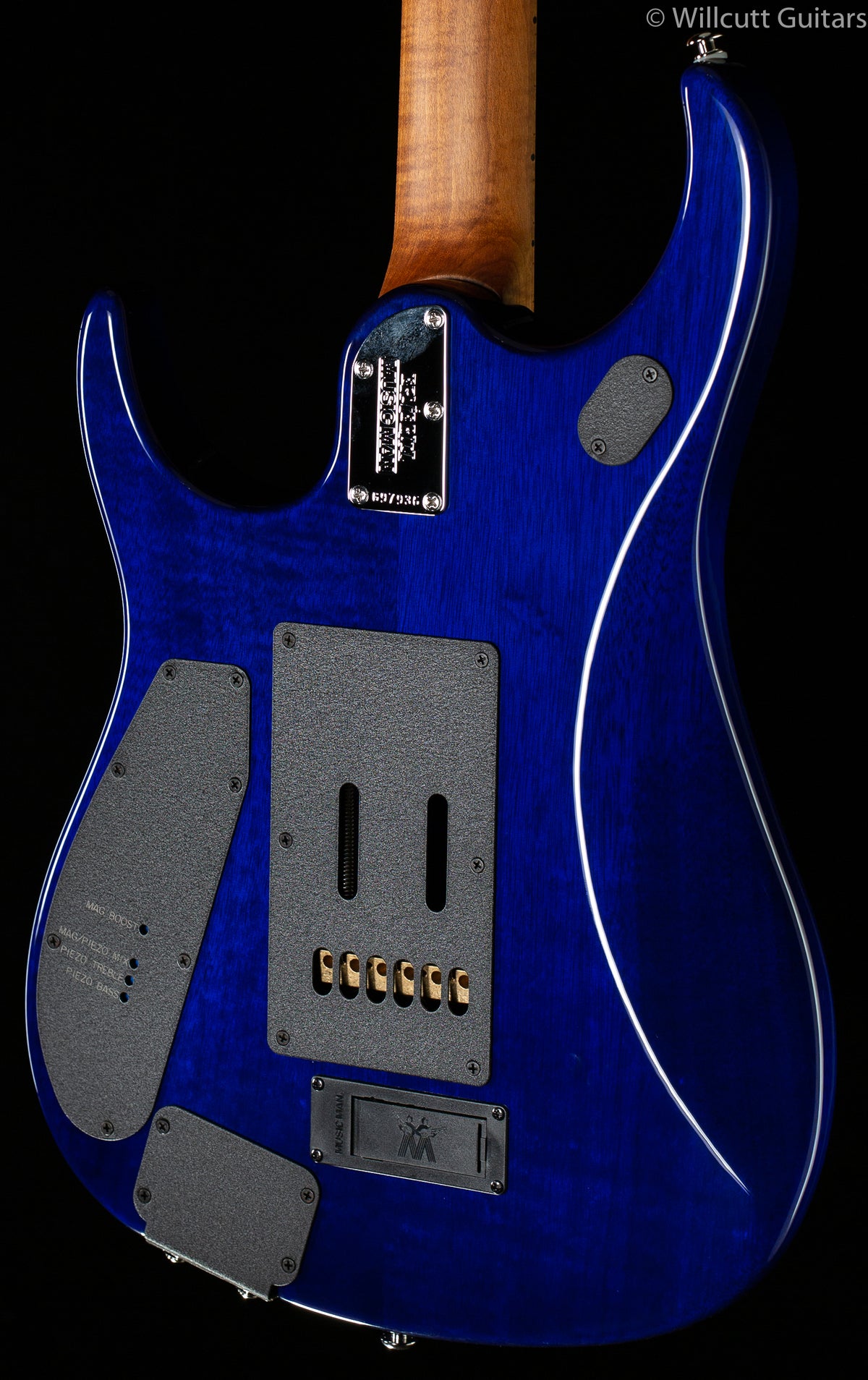 Ernie Ball Music Man JP15  Cerulean Paradise Quilt