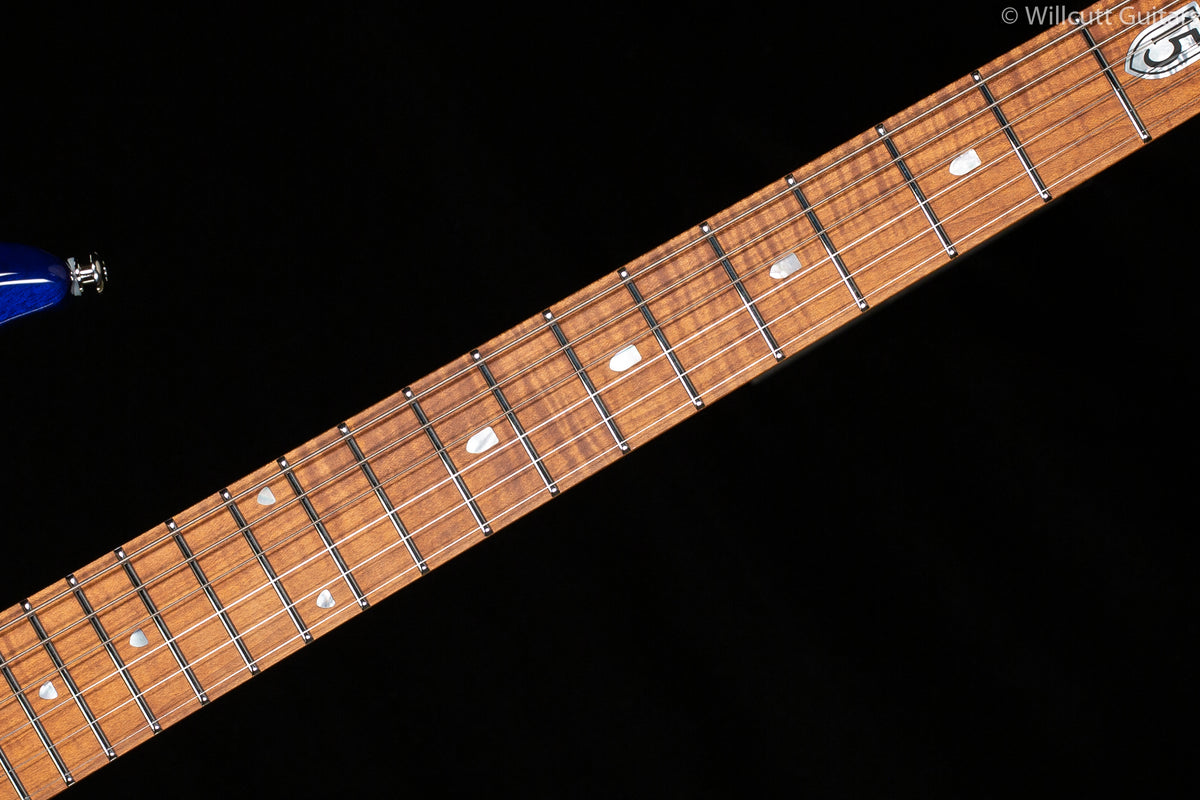 Ernie Ball Music Man JP15  Cerulean Paradise Quilt