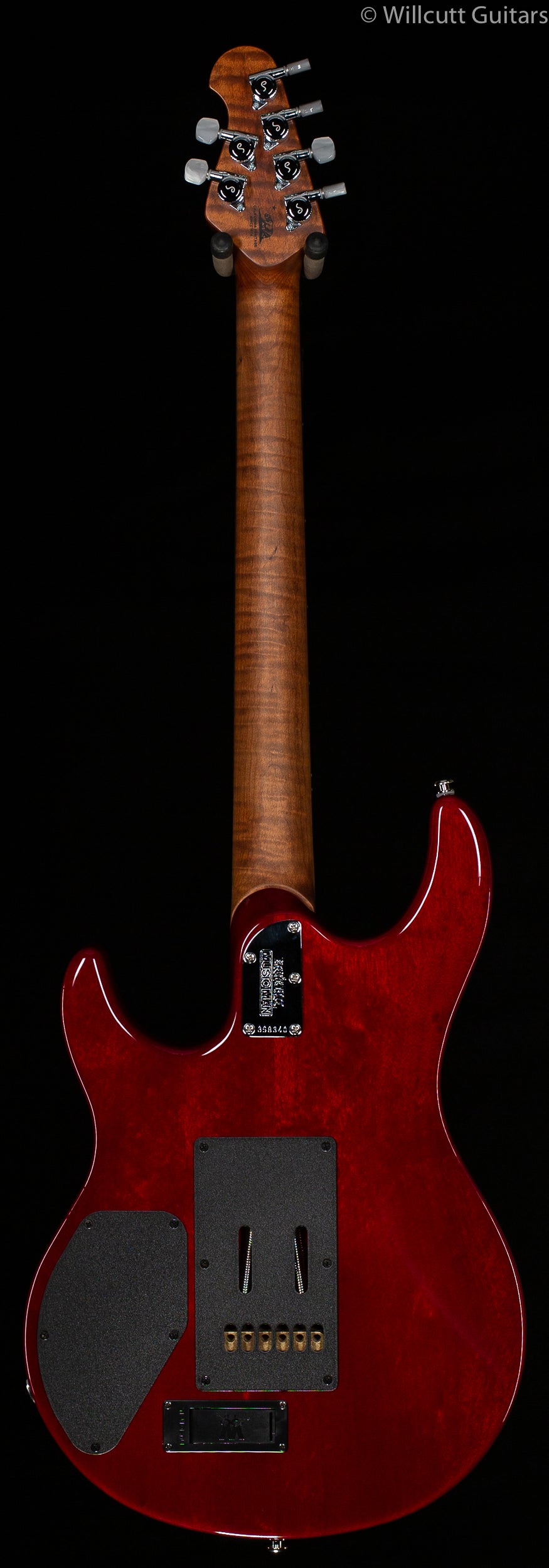 Ernie Ball Music Man Luke III HH Maple Top Cherry Burst Quilt