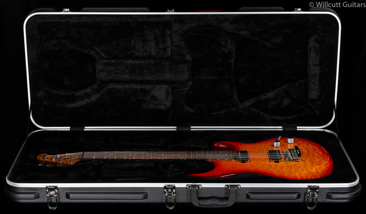 Ernie Ball Music Man Luke III HH Maple Top Cherry Burst Quilt