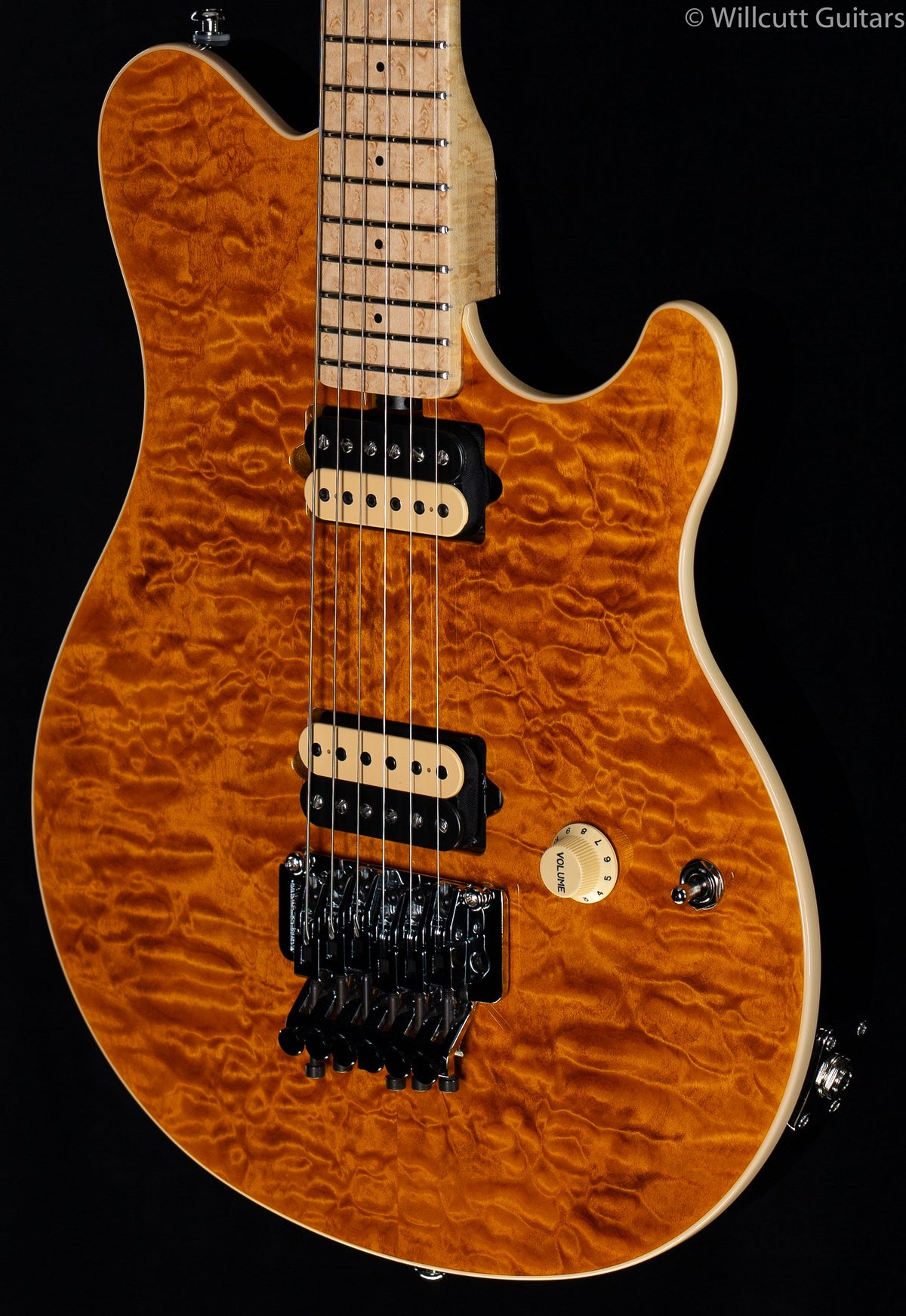 Ernie Ball Music Man Axis Trans Gold Quilt