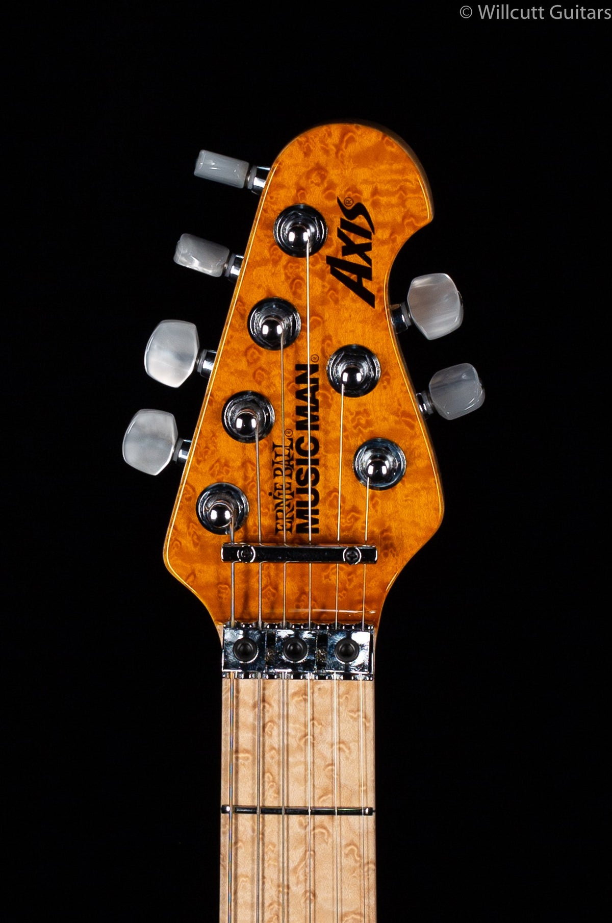 Ernie Ball Music Man Axis Trans Gold Quilt