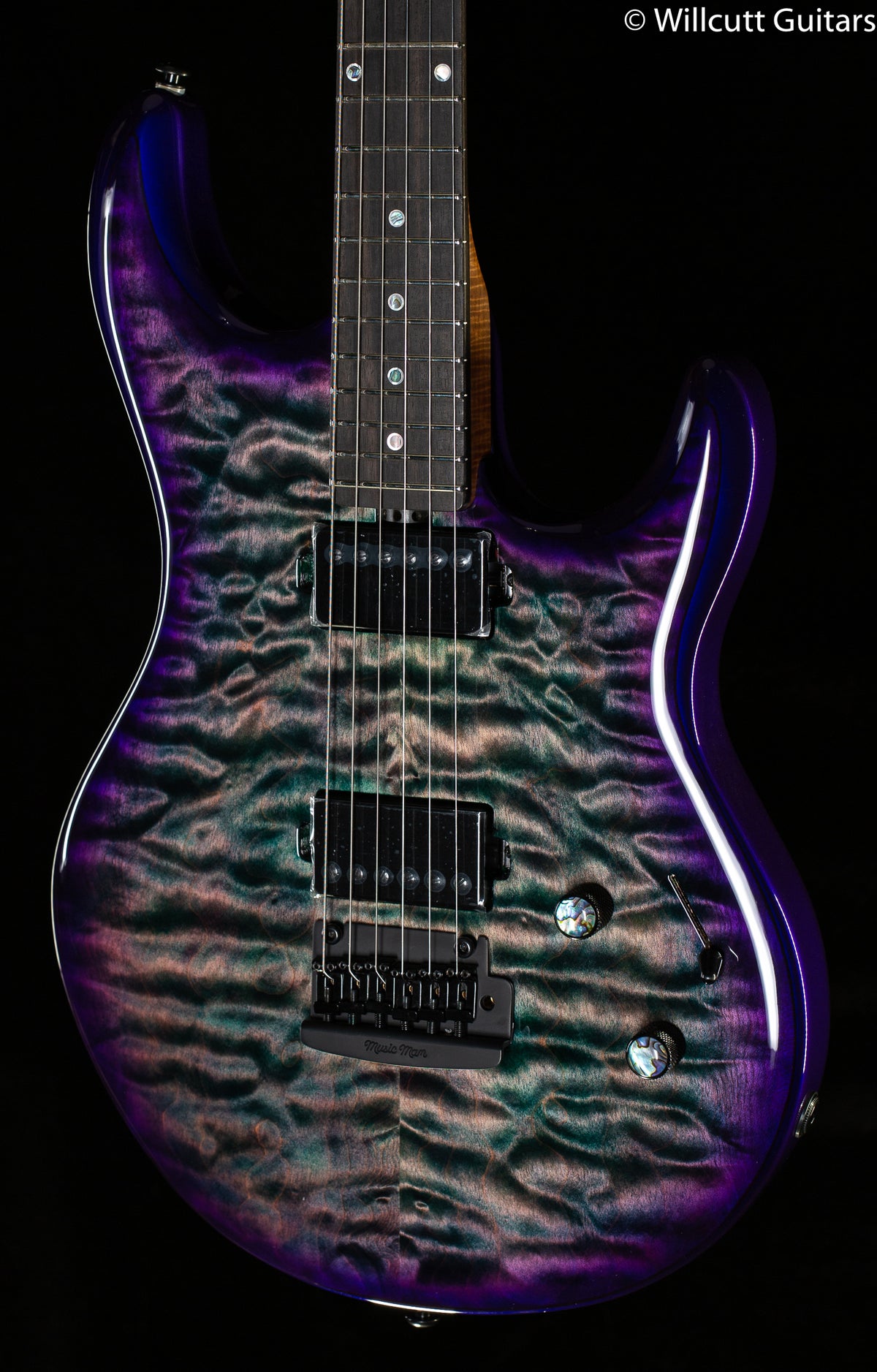 Ernie Ball Music Man Luke III HH Maple Top Trem Grapes of Wrath