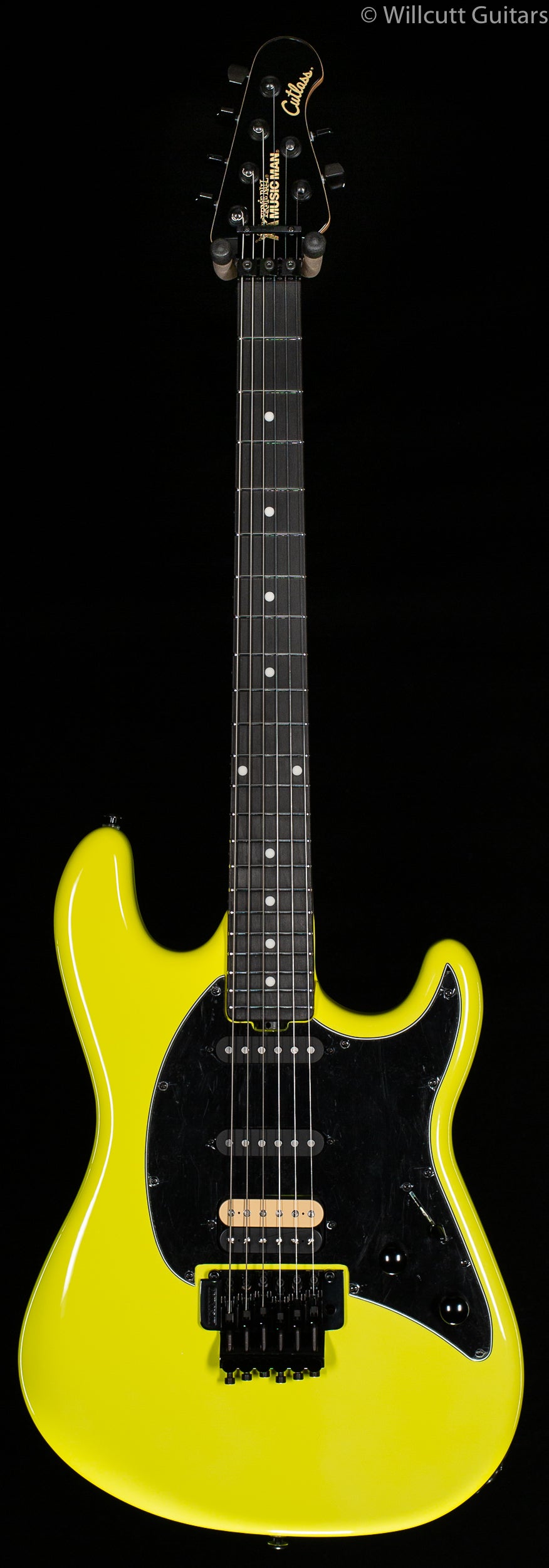 Ernie Ball Music Man BFR Cutlass HSS Floyd Lemon Yellow - Willcutt 