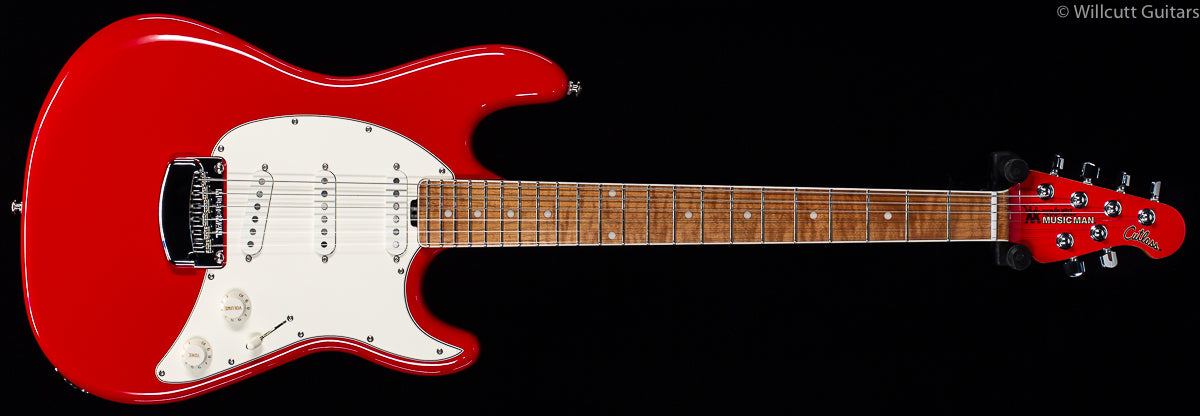 Ernie Ball Music Man BFR Cutlass SSS Trem Scarlet Red