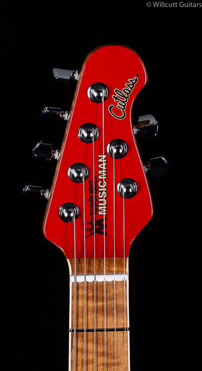 Ernie Ball Music Man BFR Cutlass SSS Trem Scarlet Red