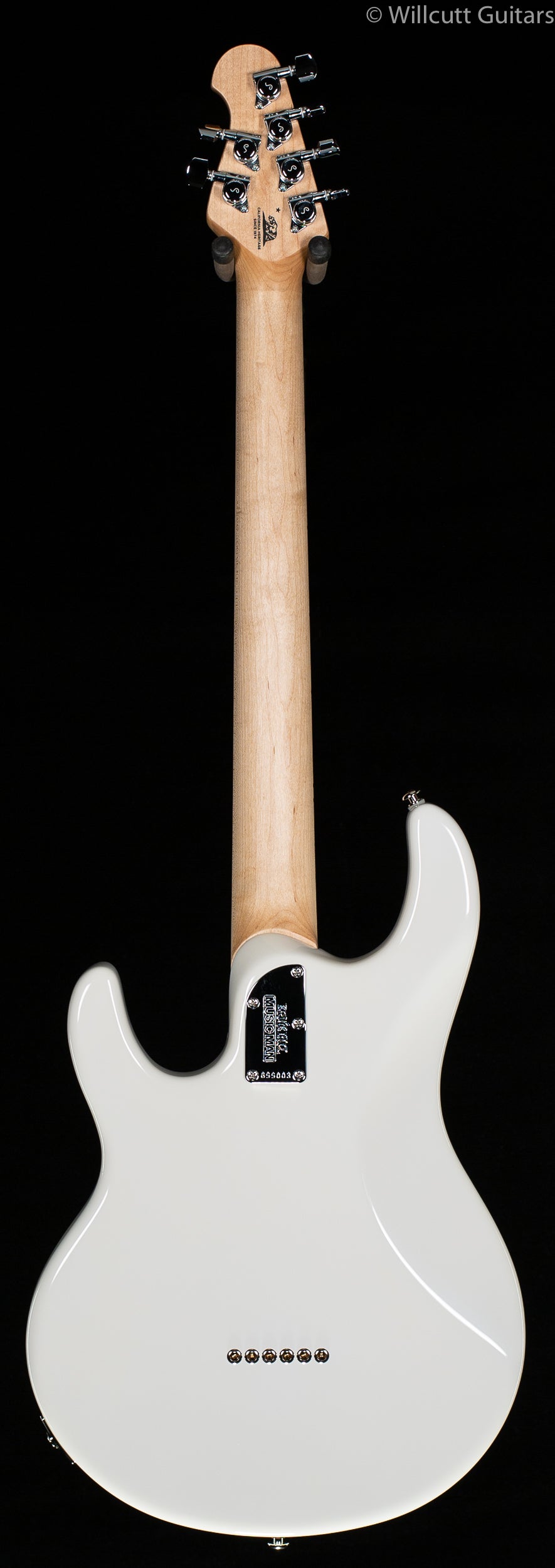 Ernie Ball Music Man Silhouette HSH Hardtail White - Willcutt Guitars