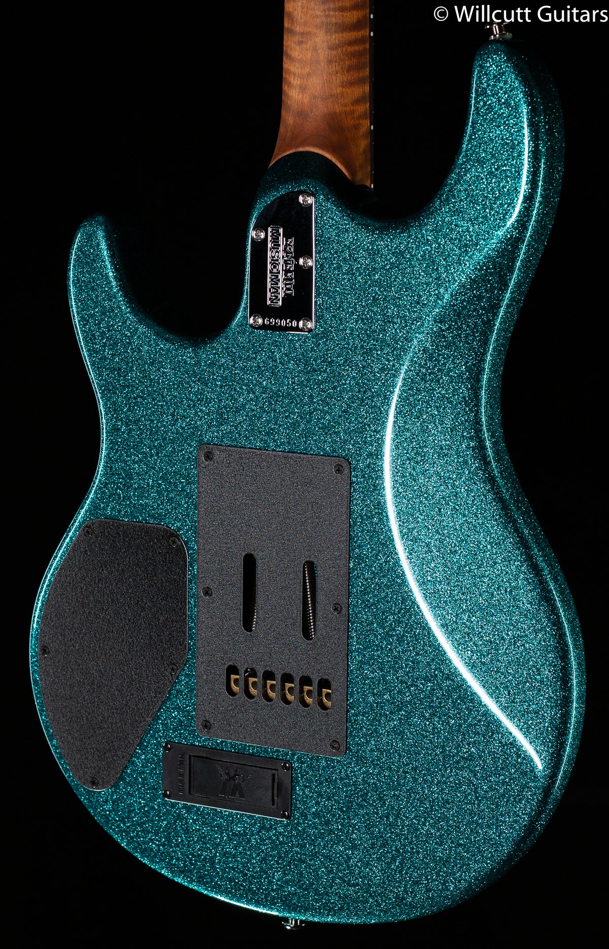 Ernie Ball Music Man Luke 3 HSS Ocean Sparkle Figured Roasted Maple w/ Rosewood Fretboard