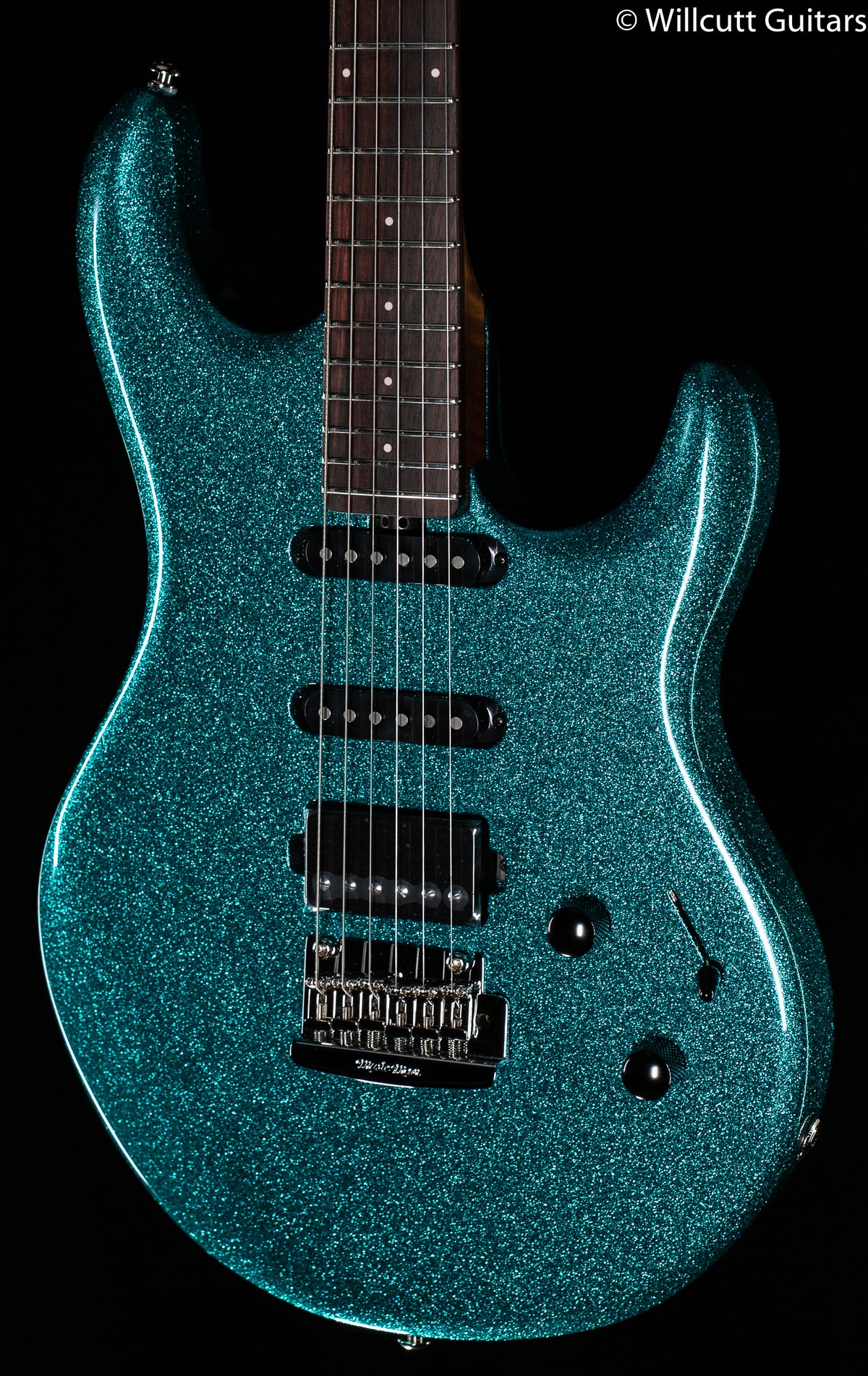 Ernie Ball Music Man Luke 3 HSS Ocean Sparkle Figured Roasted Maple w/ Rosewood Fretboard