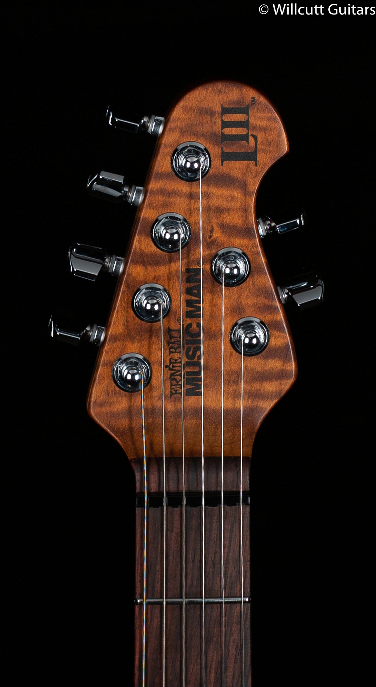 Ernie Ball Music Man Luke 3 HSS Ocean Sparkle Figured Roasted Maple w/ Rosewood Fretboard